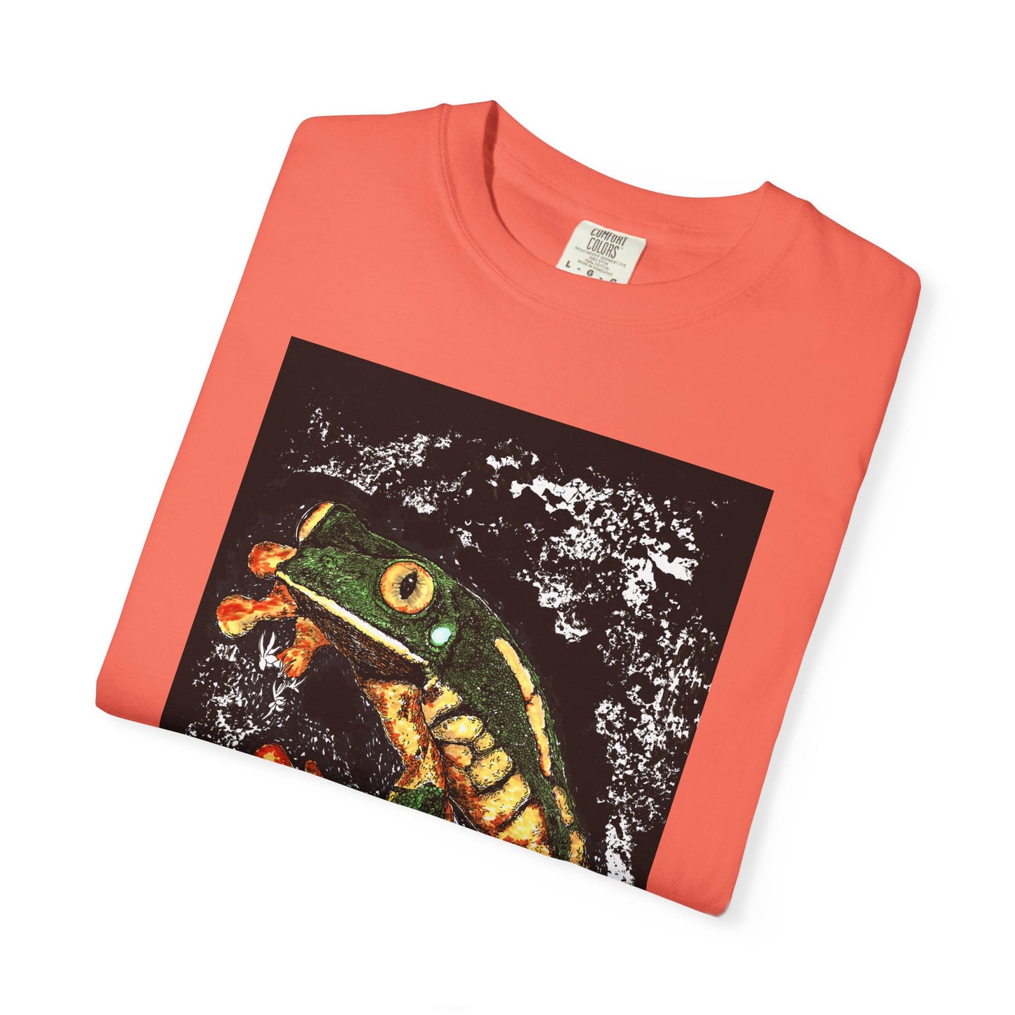 Colorful Frog Unisex T-shirt - Eco-Friendly Art Tee