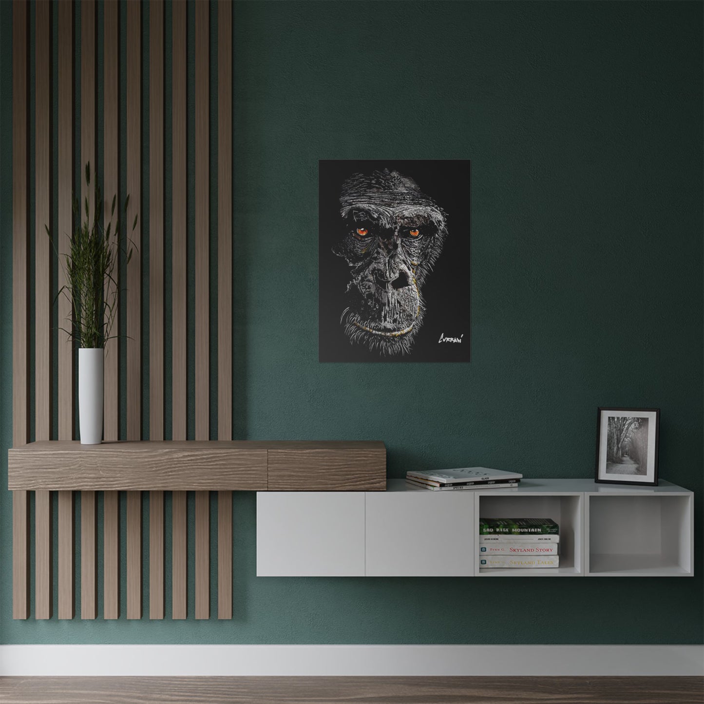 Gorilla Art Satin Poster - 300gsm | Bold Animal Wall Décor
