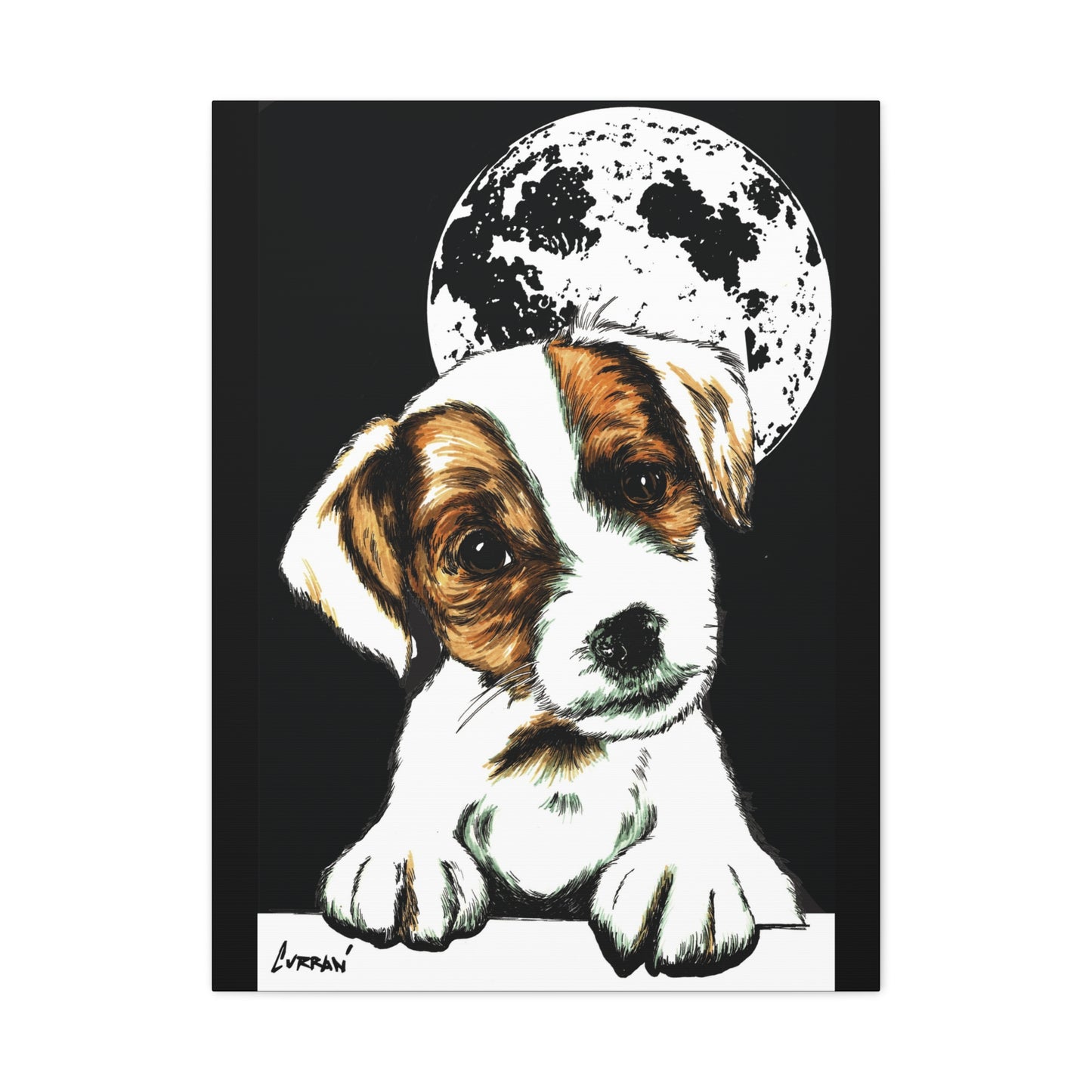 Beagle Wall Art Print of the Original, hand drawn wall art