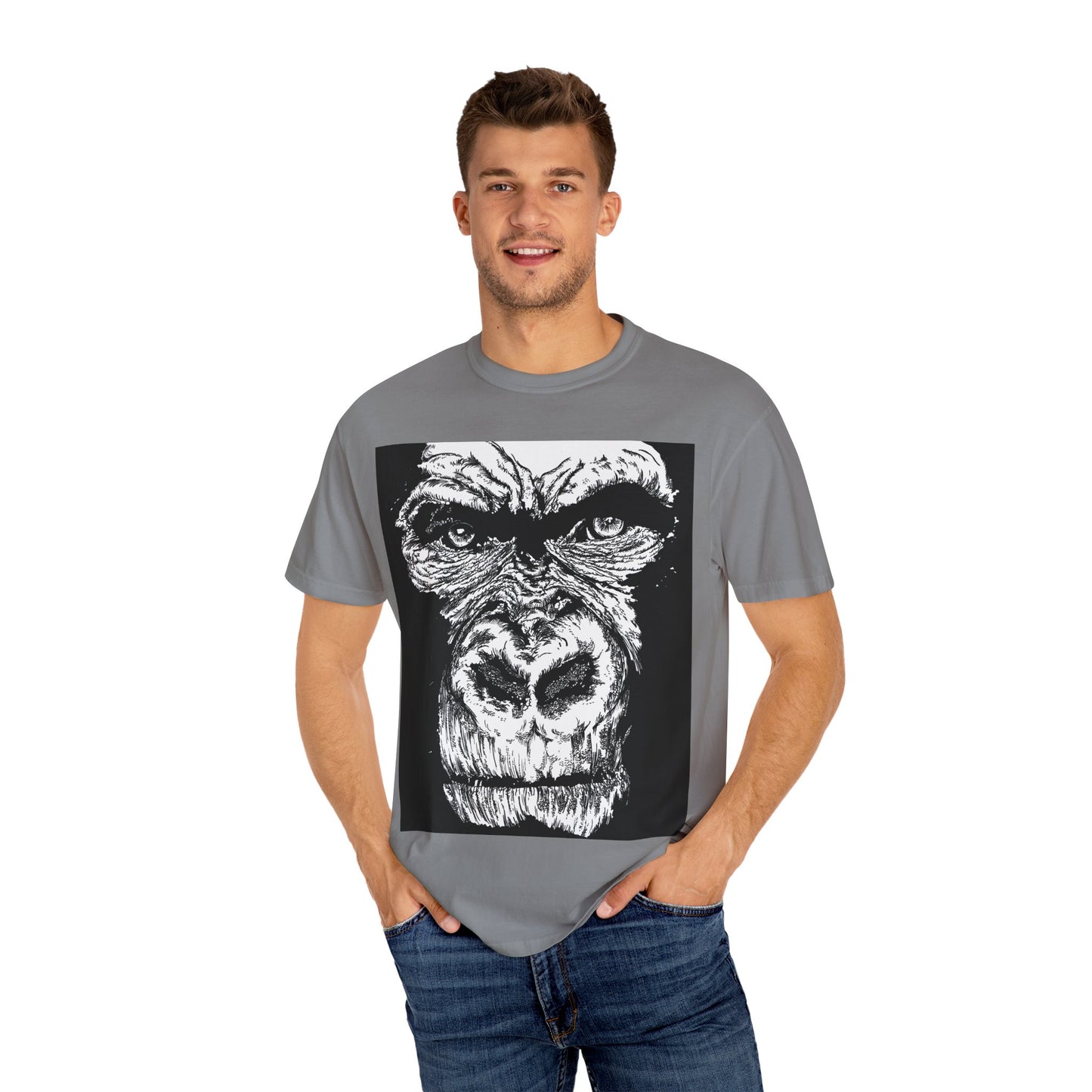 Gorilla Graphic T-Shirt - Unisex Animal Print Tee