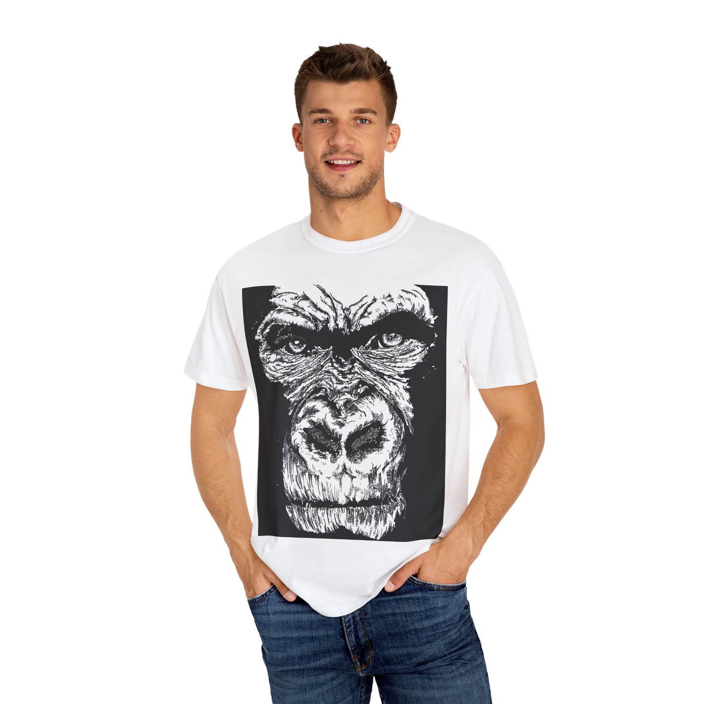 Gorilla Graphic T-Shirt - Unisex Animal Print Tee