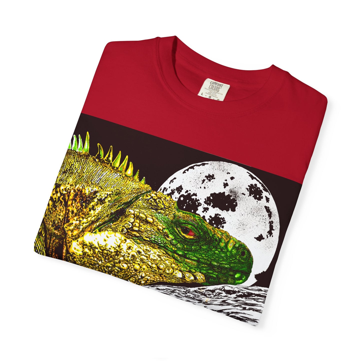Graphic Iguana Moon Unisex T-Shirt - Nature Inspired Tee