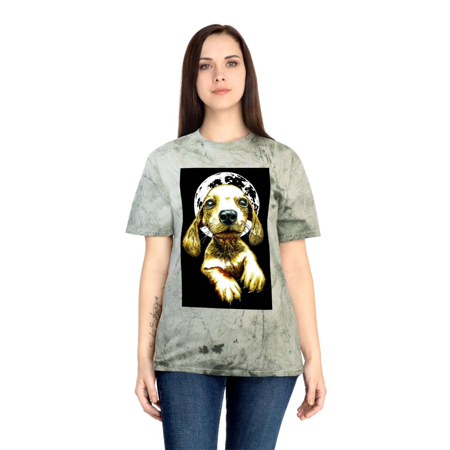 Unisex Color Blast Dog Graphic Pet Lover Tee