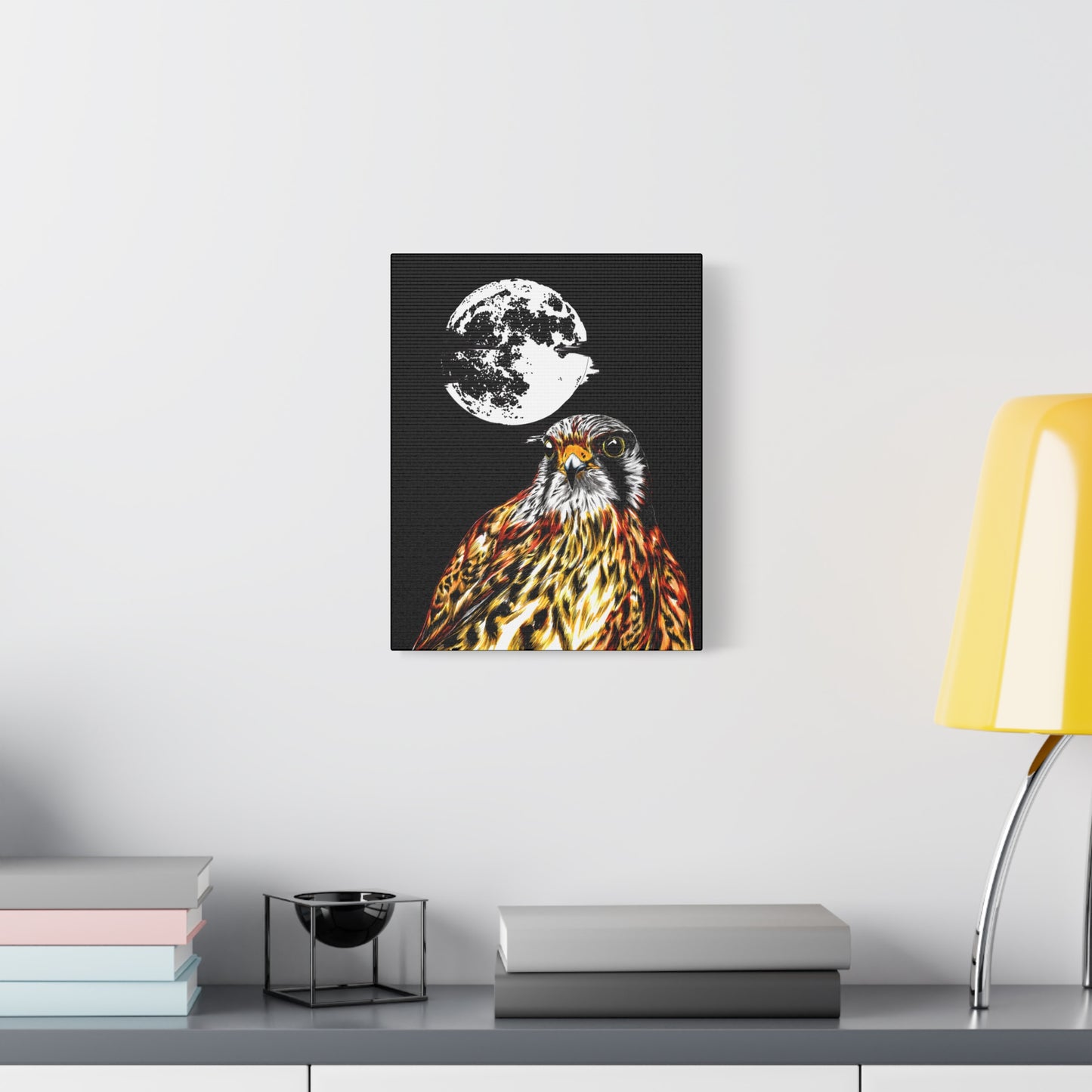 Falcon Wall Art, Falcon Print, Wildlife Art, Bird of Prey