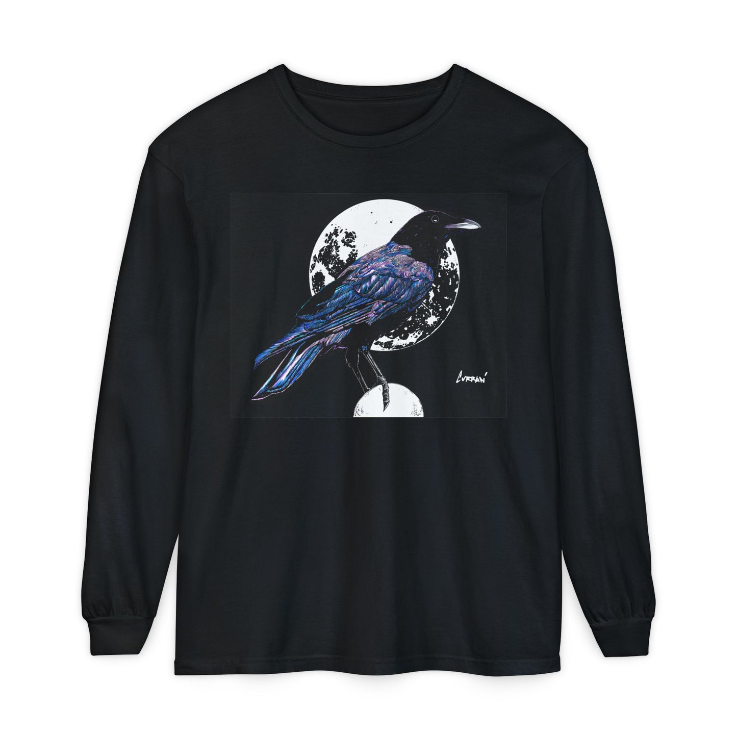 Mystical Crow Long Sleeve T Shirt Unisex