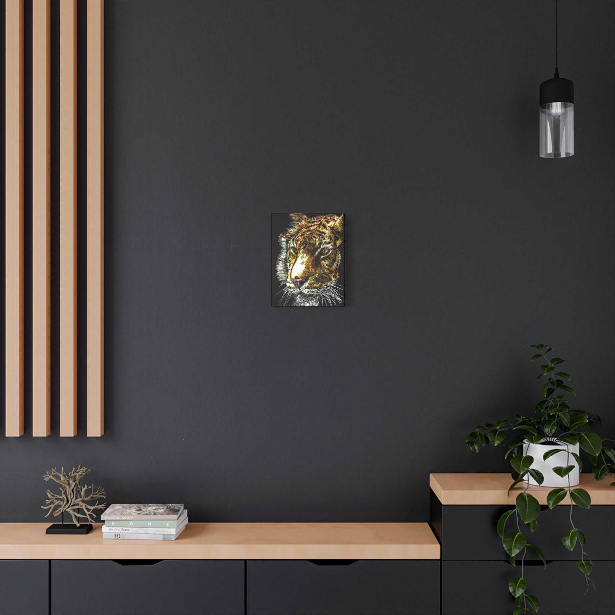 Transform your space with our stunning Tiger Wall Art Canvas Print of the Original, hand drawn wall art of a Tiger. Elevate your decor now!