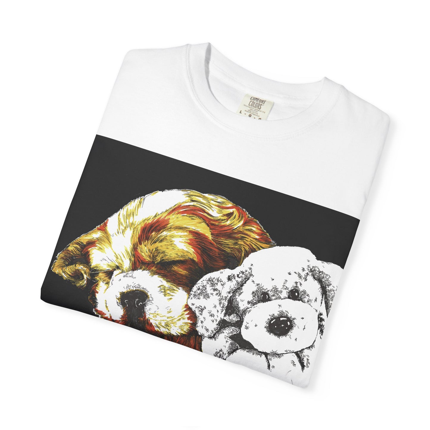 Cocker Spaniel T-shirt - Hand Drawn Art Design