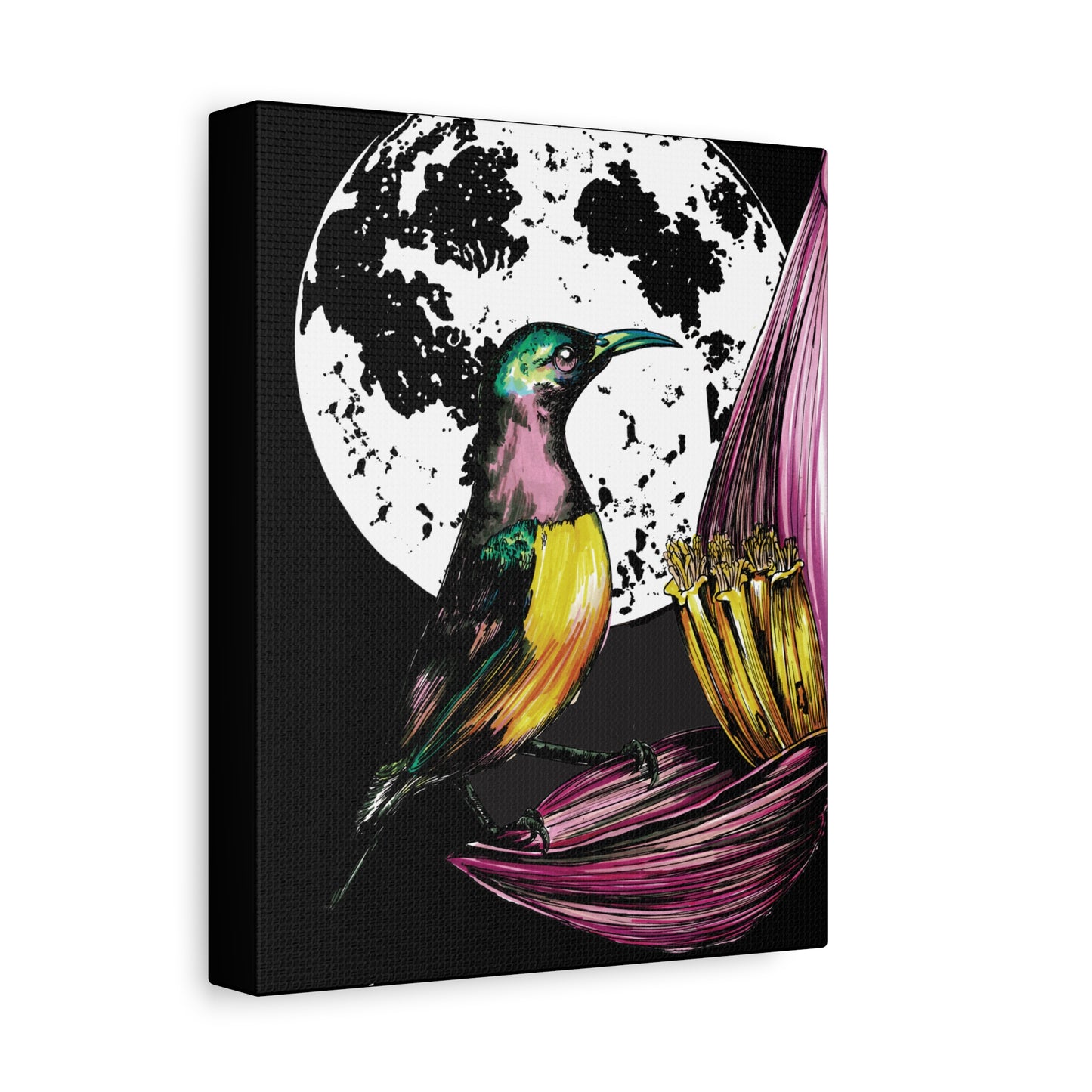 Hummingbird Wall Art Print of the Original, hand drawn