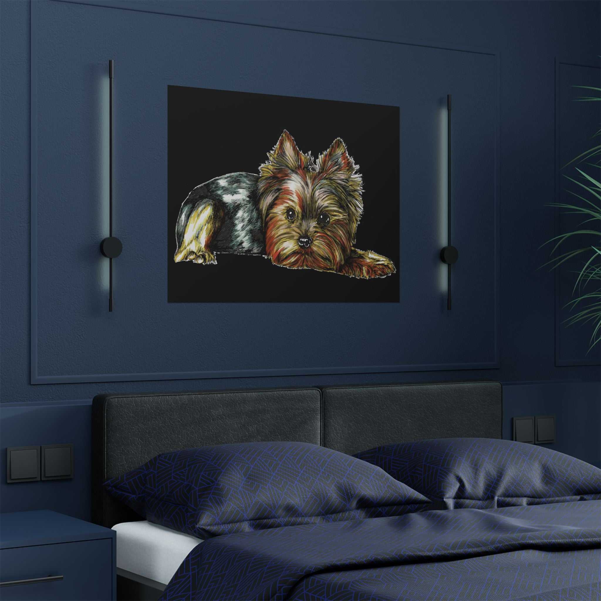 Yorkshire Terrier Satin Poster - Perfect for Dog Lovers