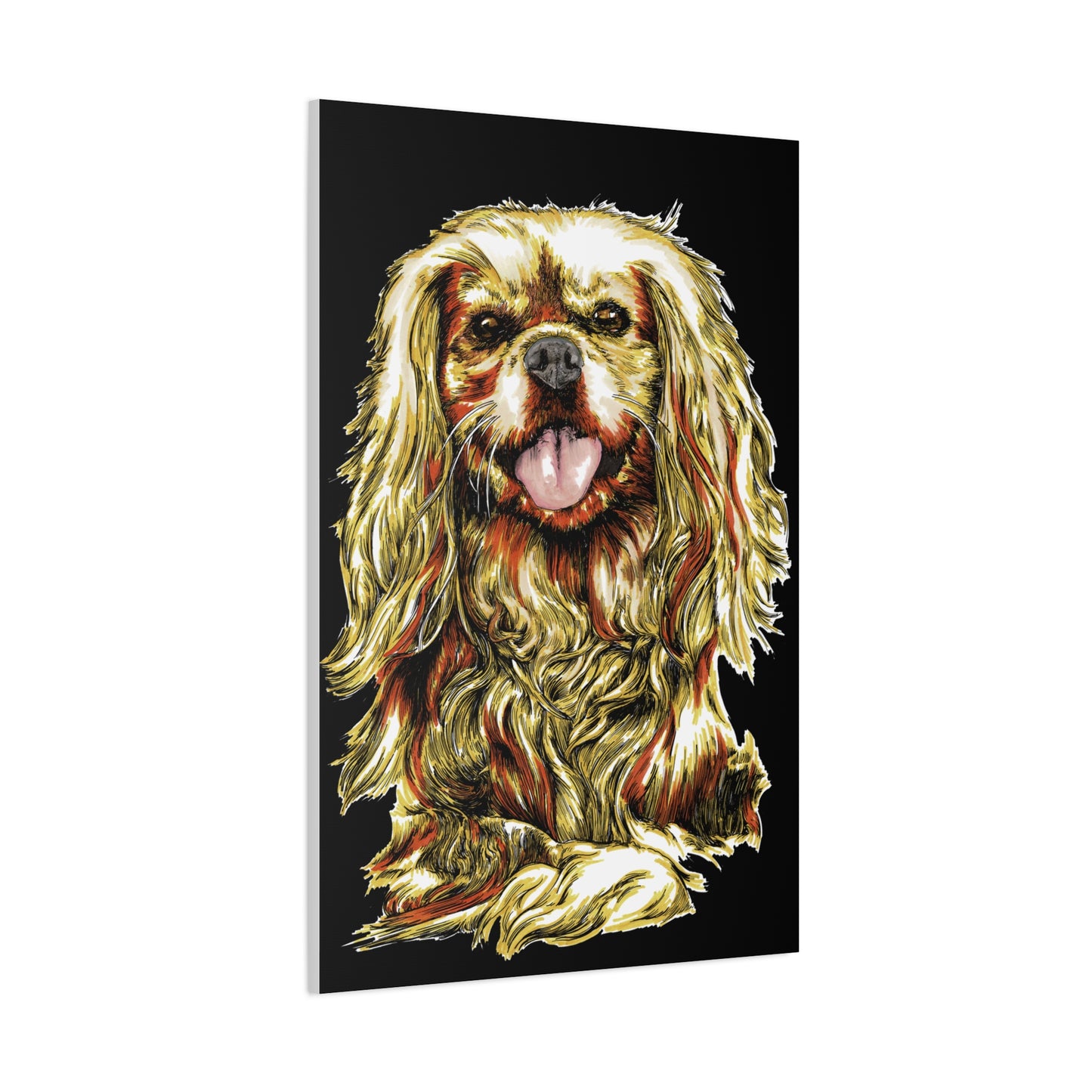 Cocker Spaniel Print, Hand-Drawn Dog Art