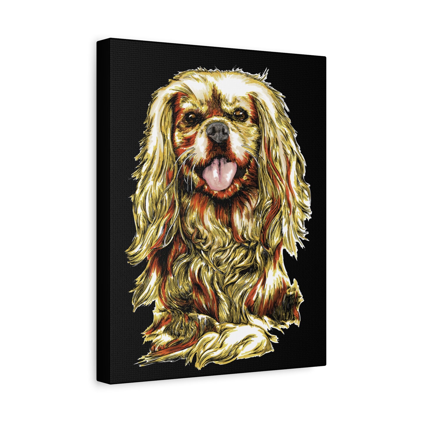 Cocker Spaniel Print, Hand-Drawn Dog Art