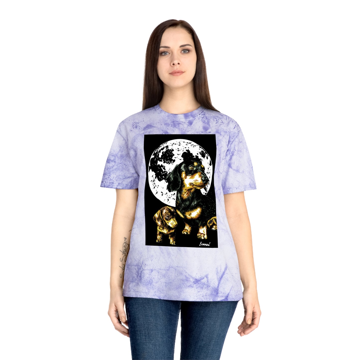 Puppy Color Blast Graphic T-Shirt - Unisex Pet Lover Tee