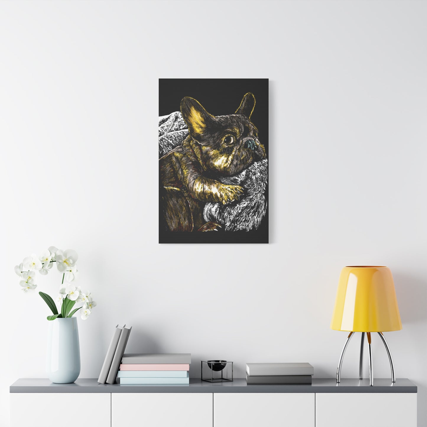 French Bulldog Canvas Wall Art Print of the Original,
