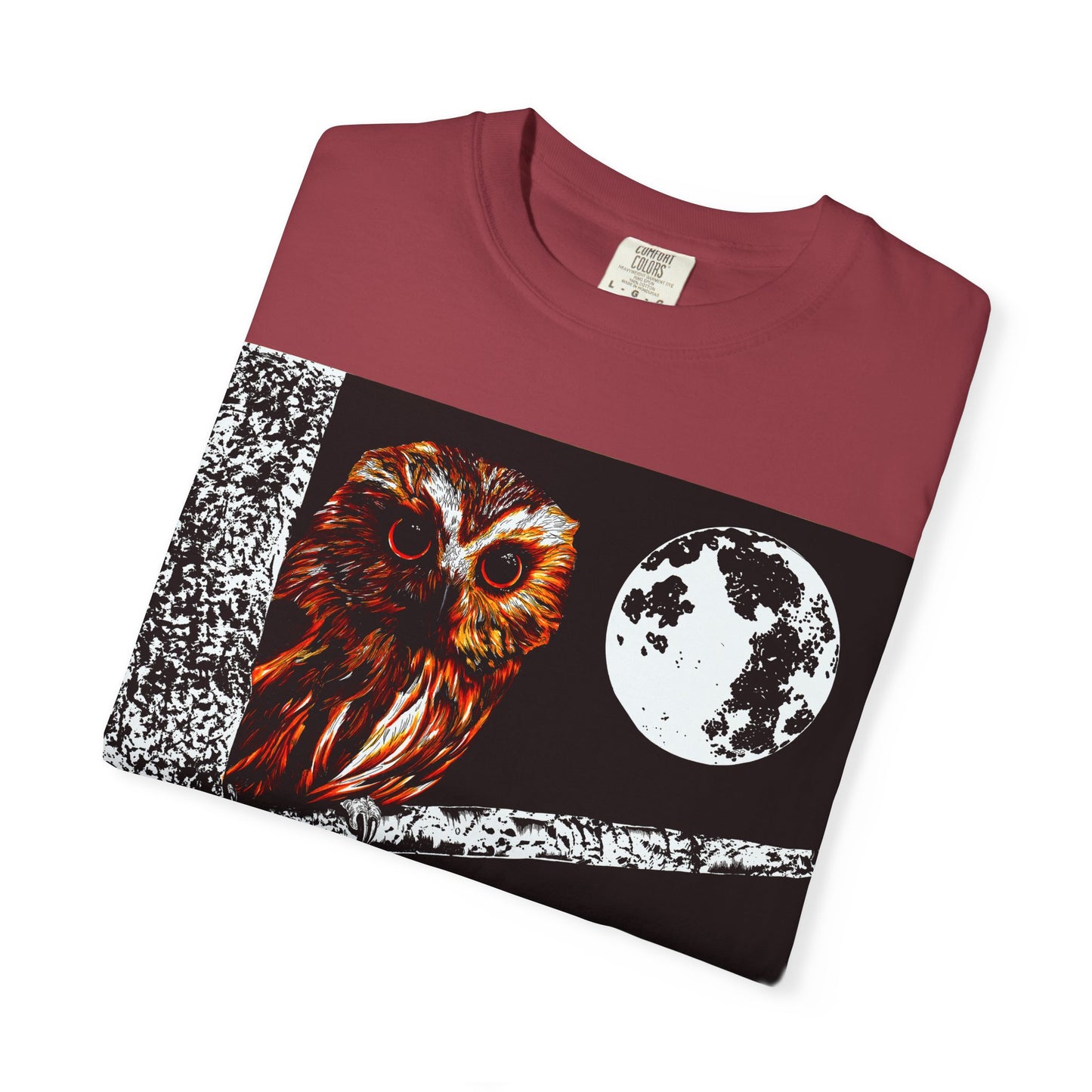 Moonlit Owl Unisex T-Shirt - Nature-Inspired Graphic Tee
