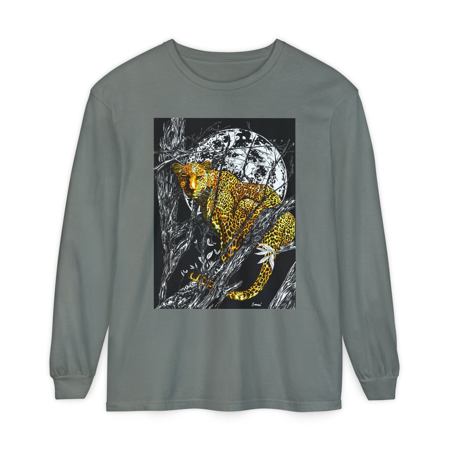 Wild Cheetah Unisex Long Sleeve T Shirt Eco-Friendly