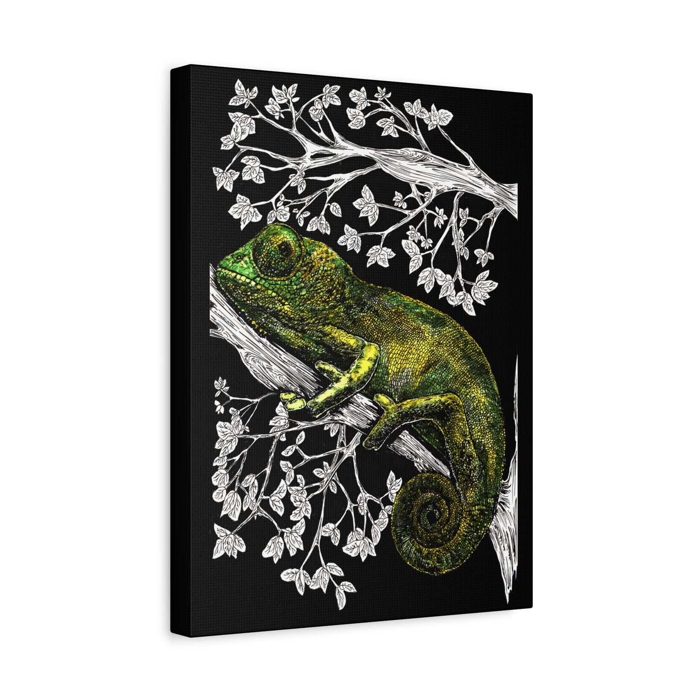 Chameleon in Tree Wall Art Print of the Original wall art