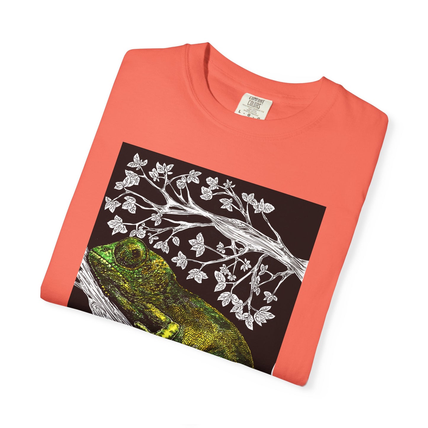 Chameleon Art Unisex Garment-Dyed T-Shirt - Nature Lover's