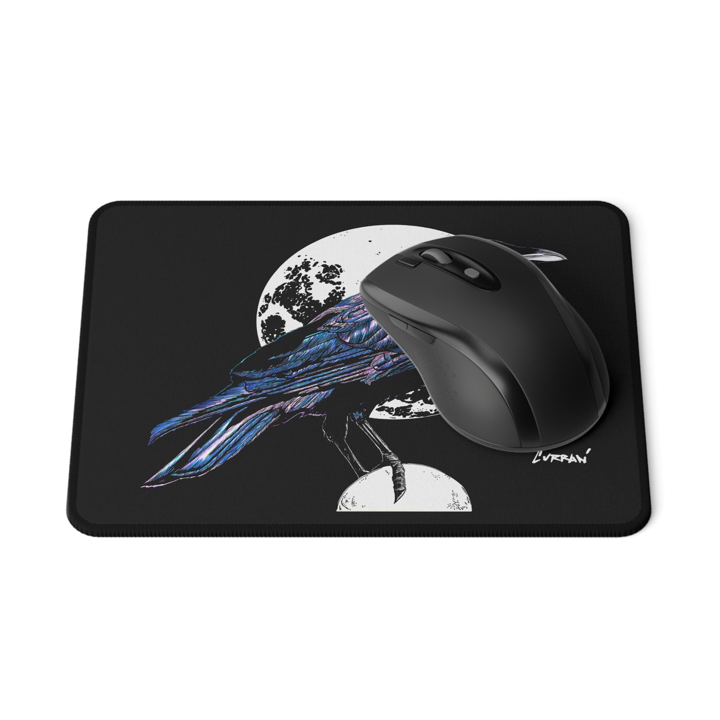 Crow Moon Non-Slip Gaming Mouse Pad | Perfect for Gamers