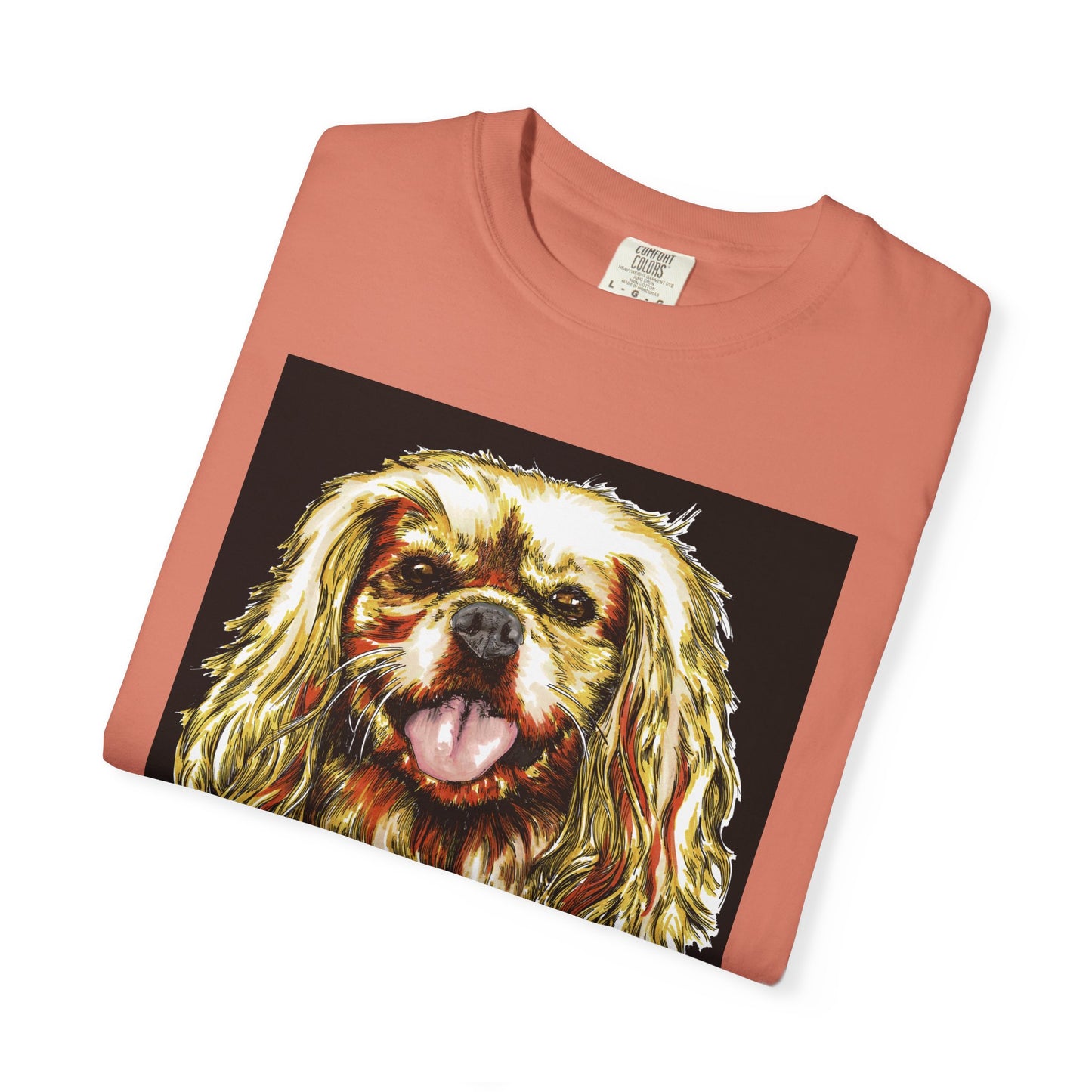 Cocker Spaniel Unisex Tee featuring Hand Drawn Art