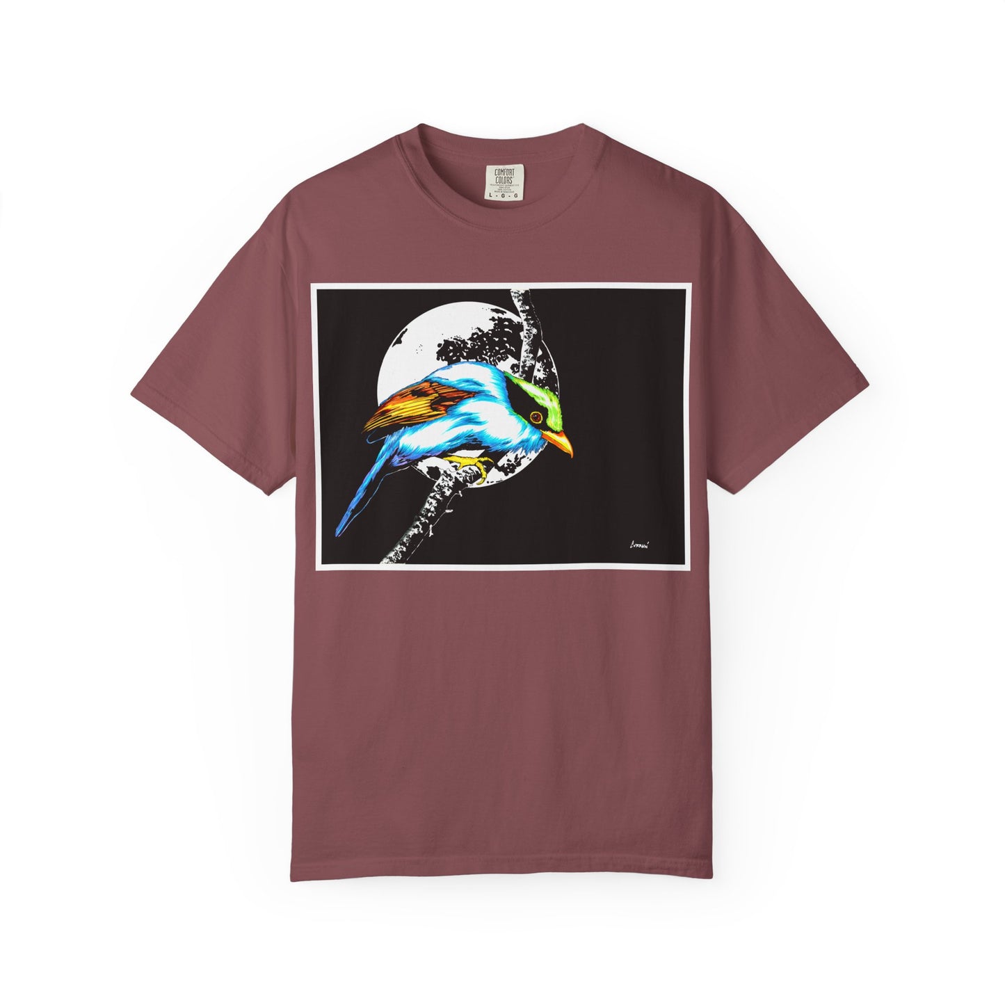 Colorful Bird Graphic Unisex T-Shirt - Nature Lover Apparel
