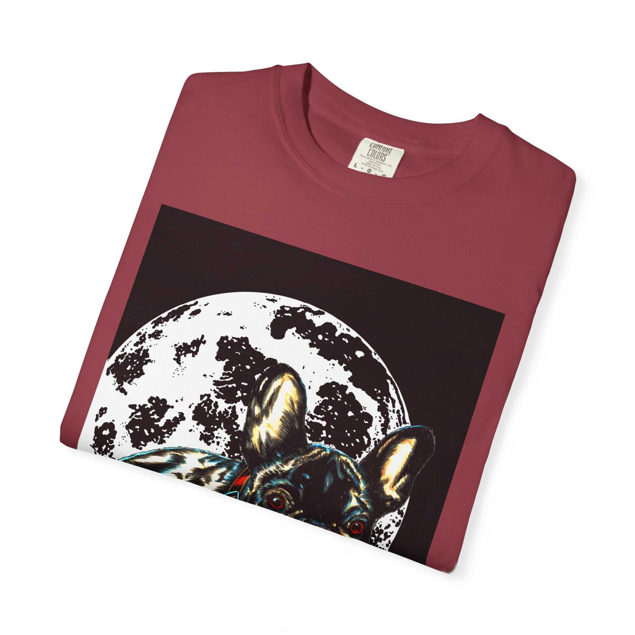 Moonlit French Bulldog Unisex T-Shirt - Pet Lovers Gift
