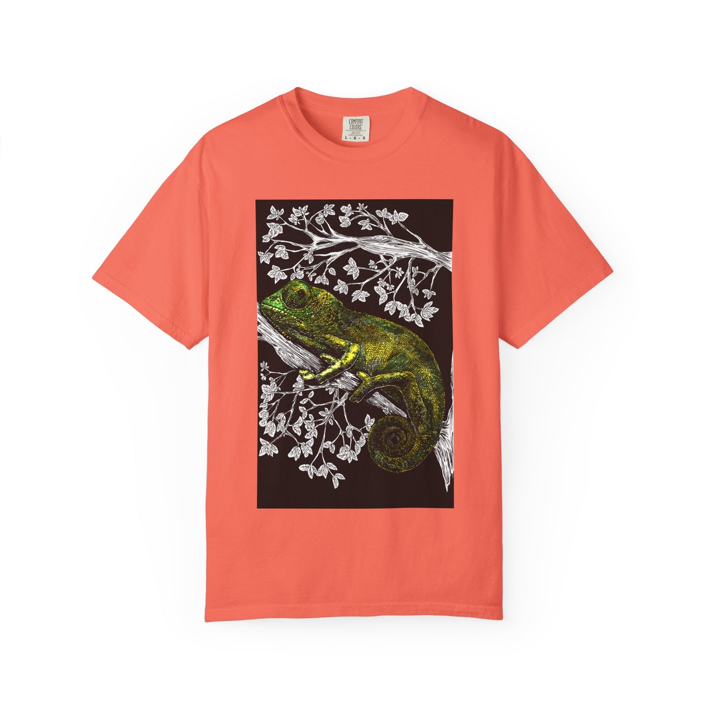 Chameleon Art Unisex Garment-Dyed T-Shirt - Nature Lover's