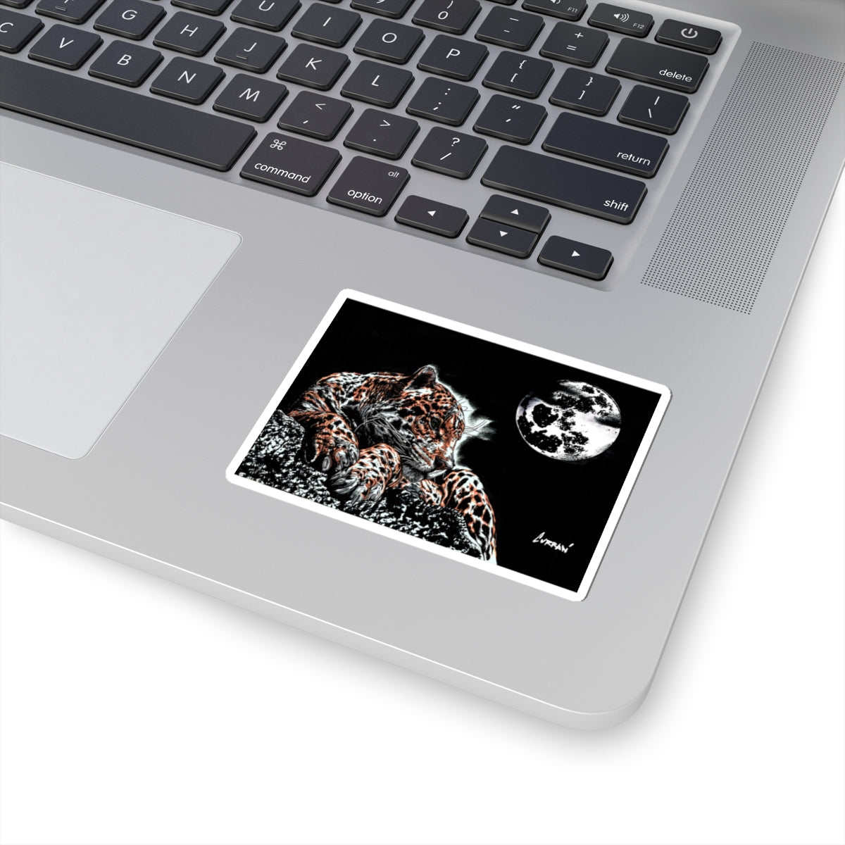 Wild Leopard Kiss-Cut Stickers - Bold Animal Art for Laptop & Decor