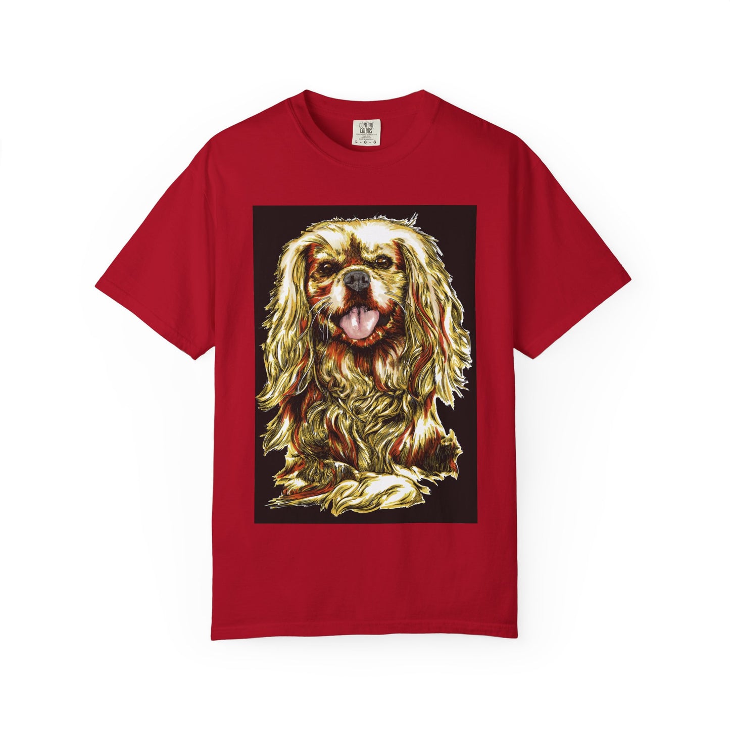 Cocker Spaniel Unisex Tee featuring Hand Drawn Art