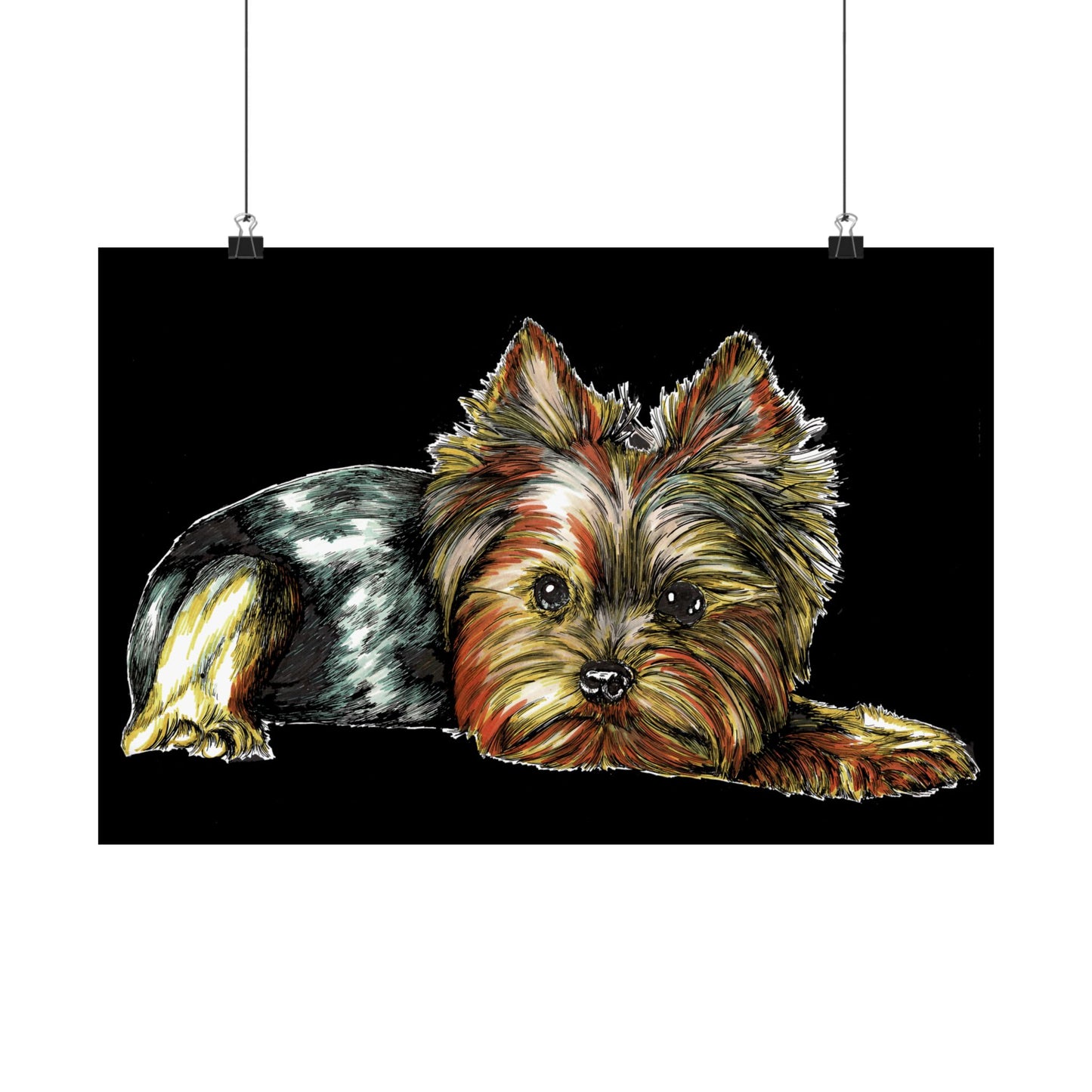 Yorkshire Terrier Satin Poster