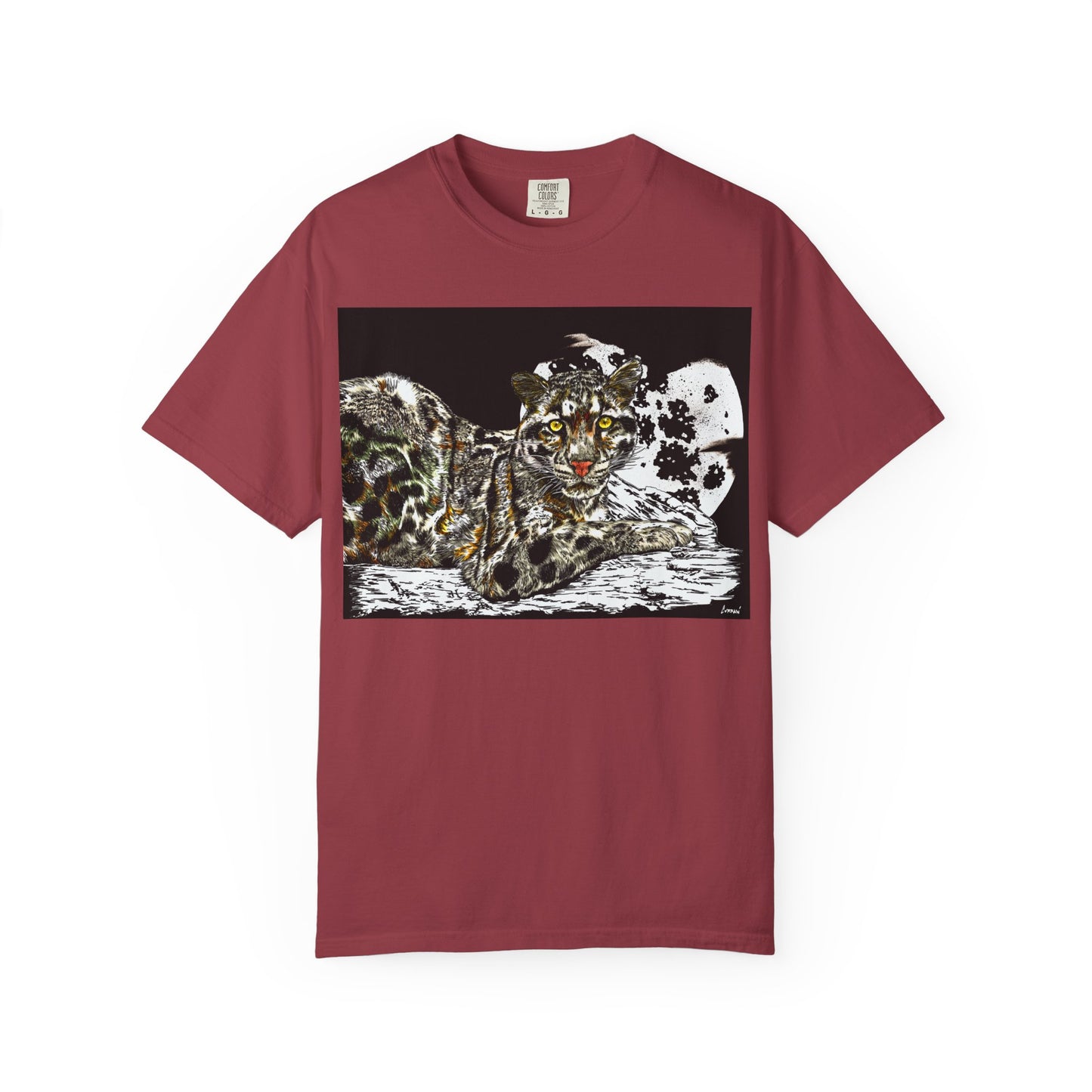 Wild Cat Art T-shirt for Animal Lovers
