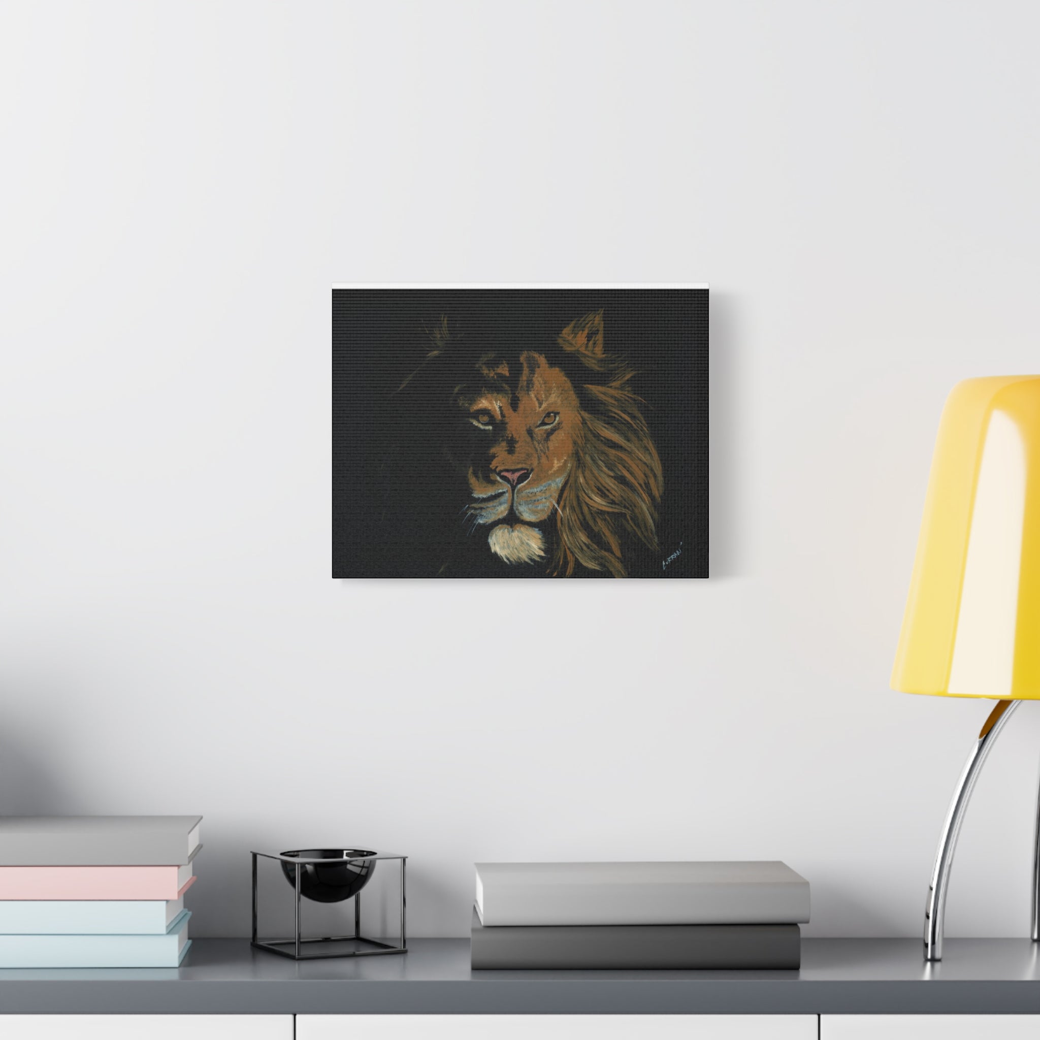 Lion Canvas Art – Original Hand-Painted Realistic