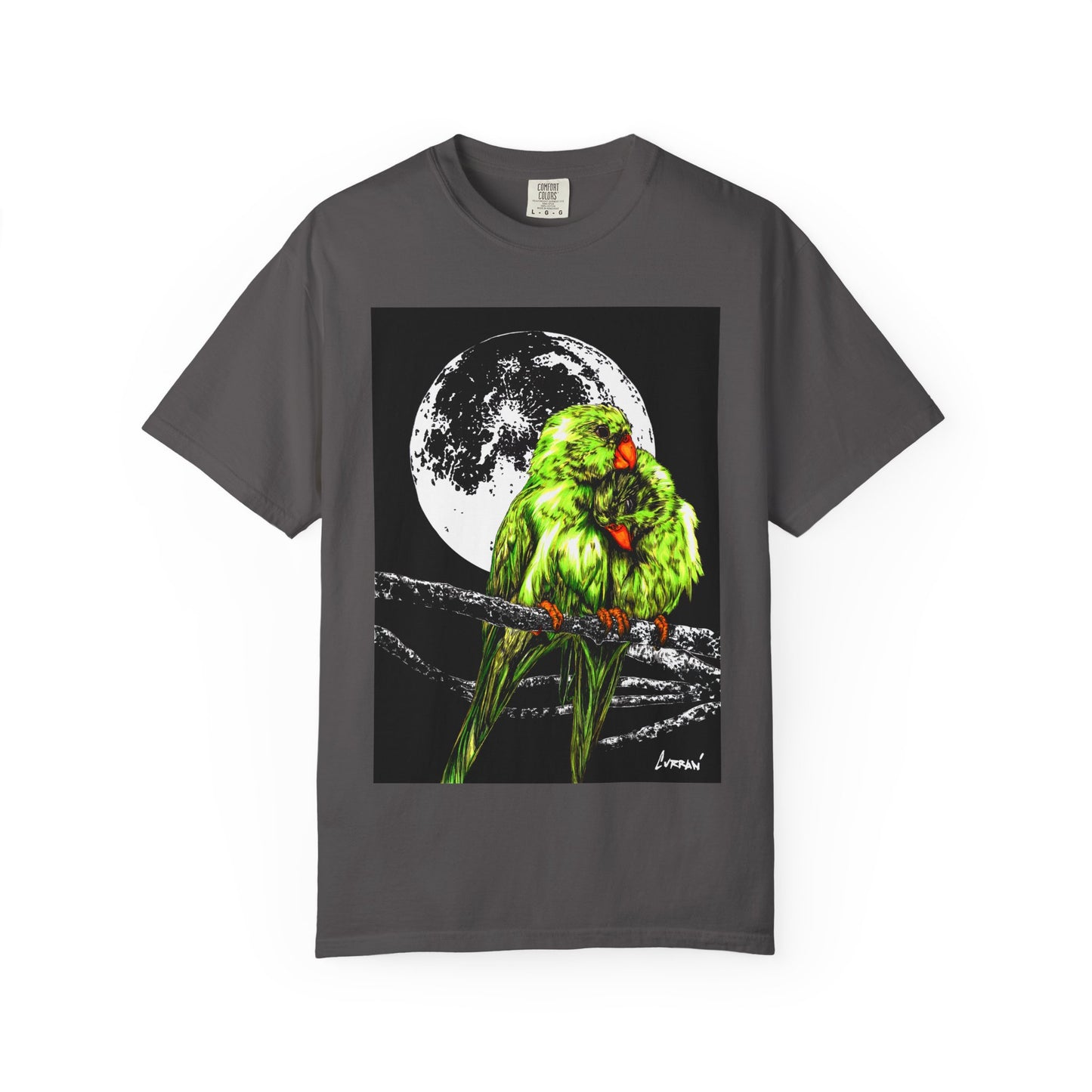 Parrots in the Moonlight Unisex T-shirt