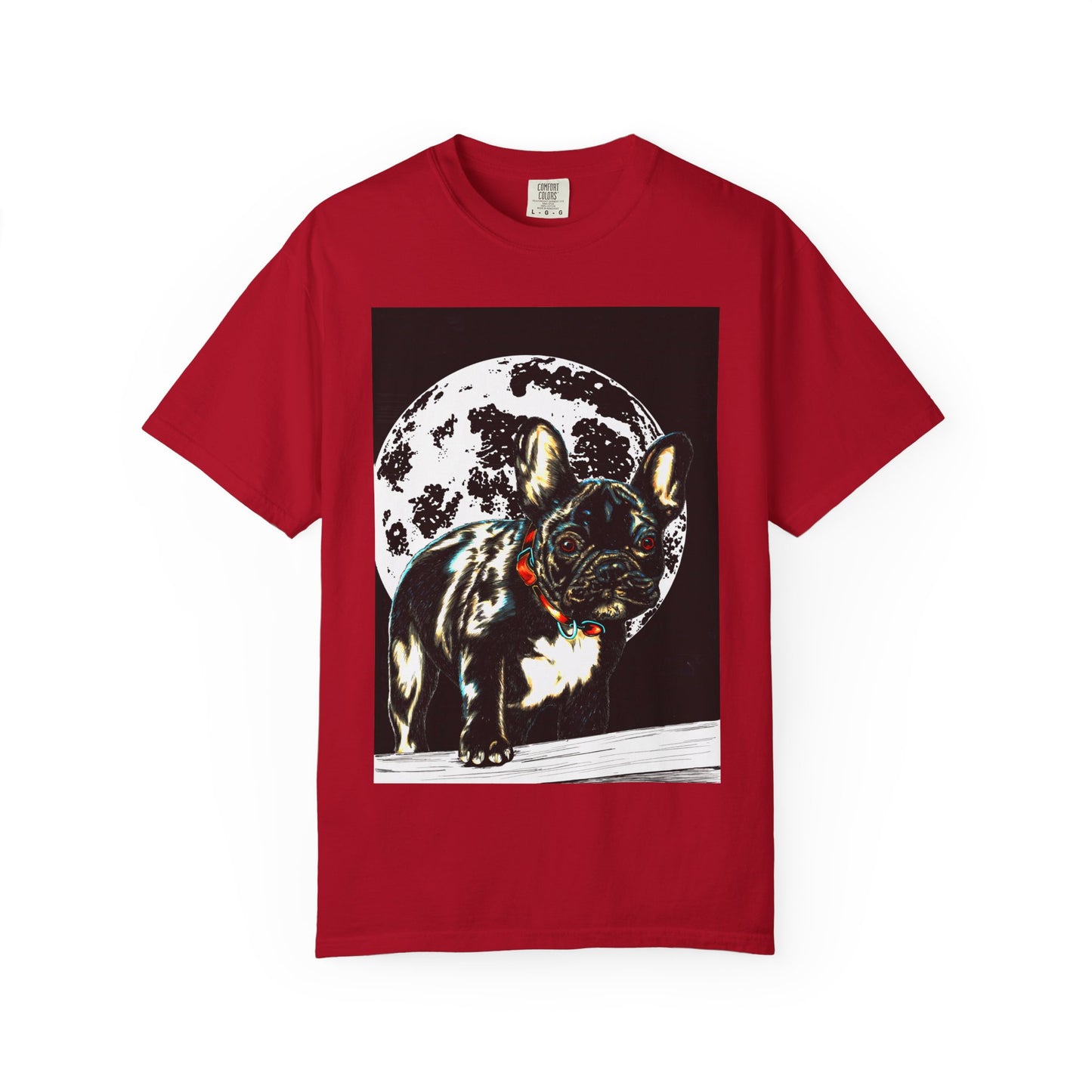 Moonlit French Bulldog Unisex T-Shirt - Pet Lovers Gift