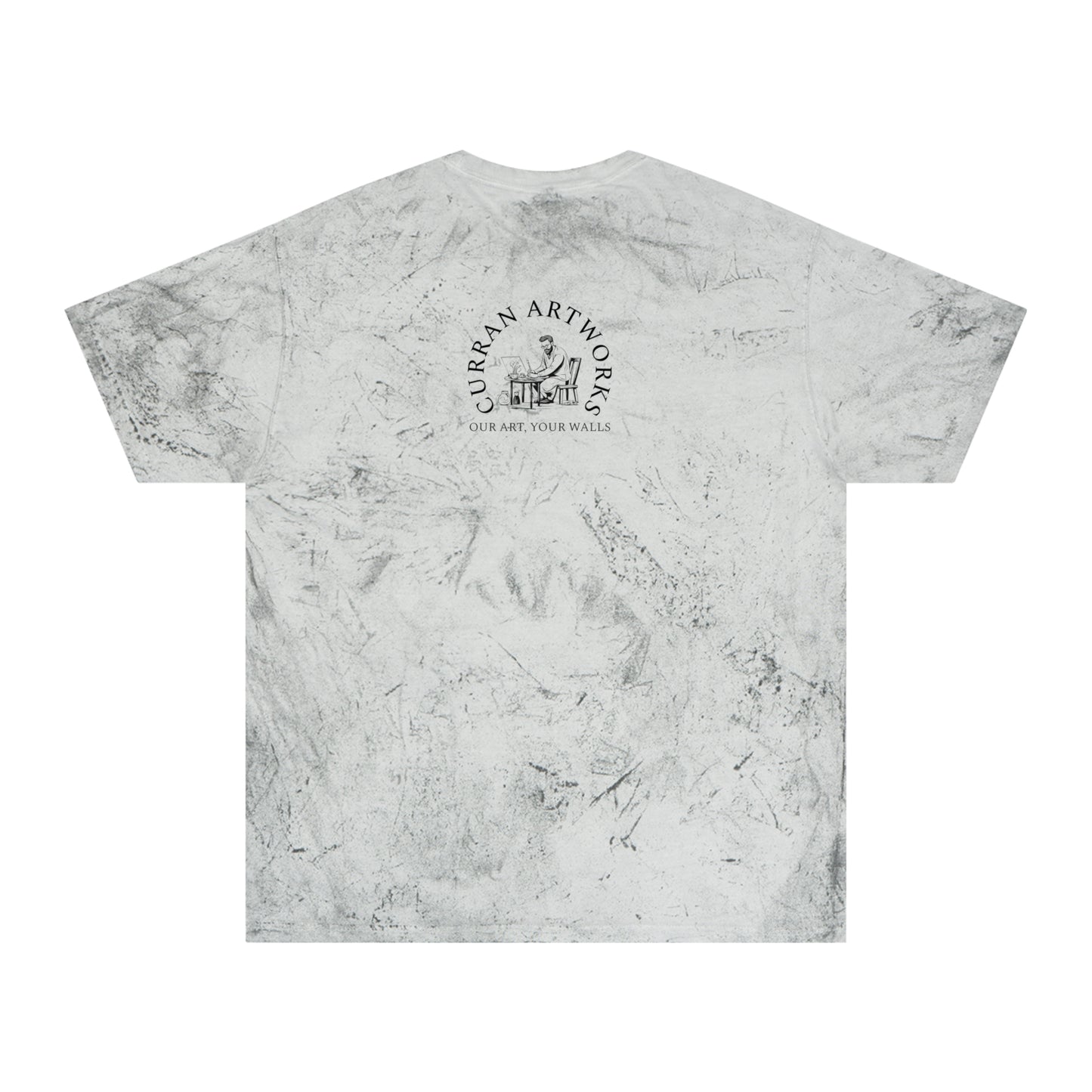 Color Blast T-Shirt with Dog Design - Unisex Moonlit Pet Tee