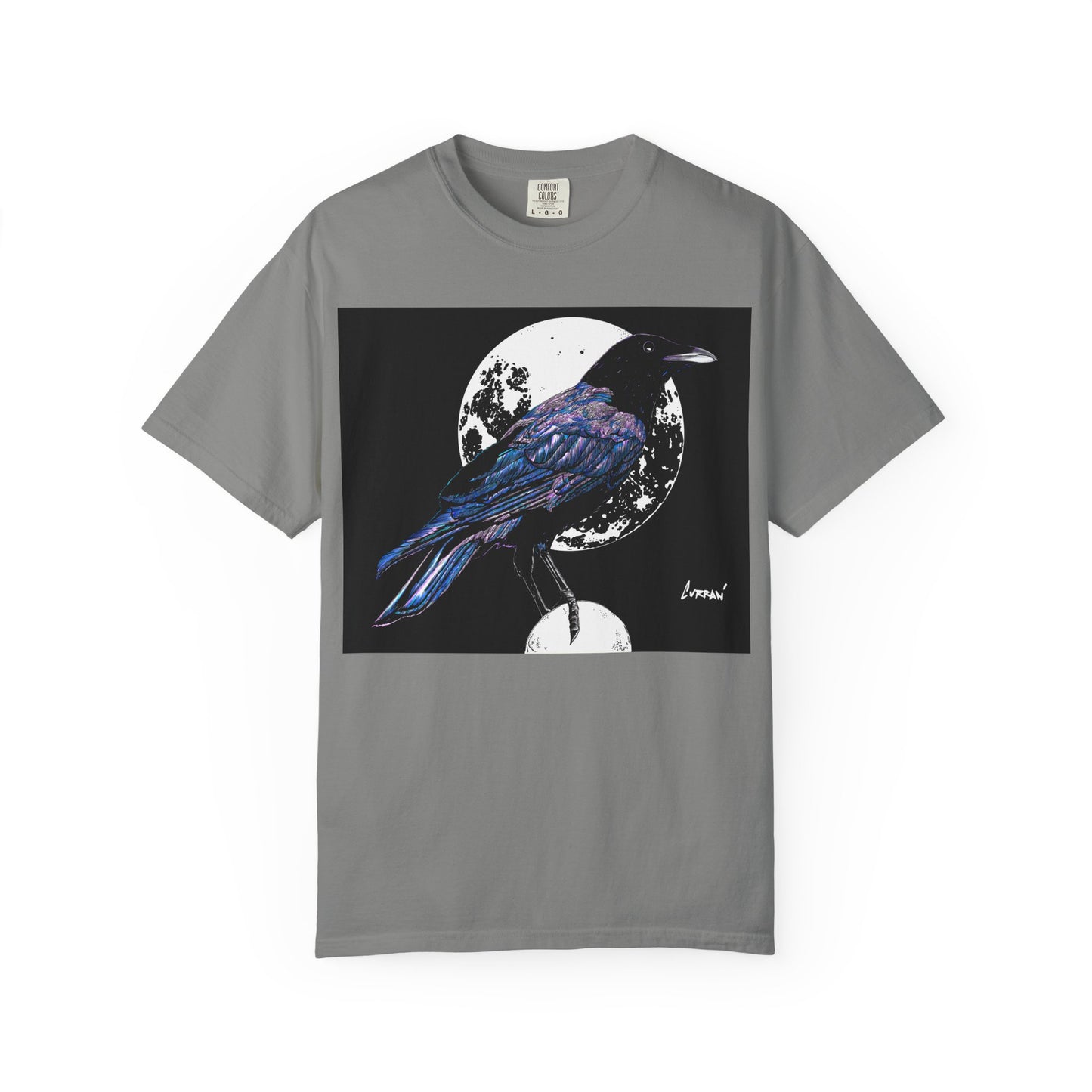 Crow Garment-Dyed T-Shirt for Nature Lovers