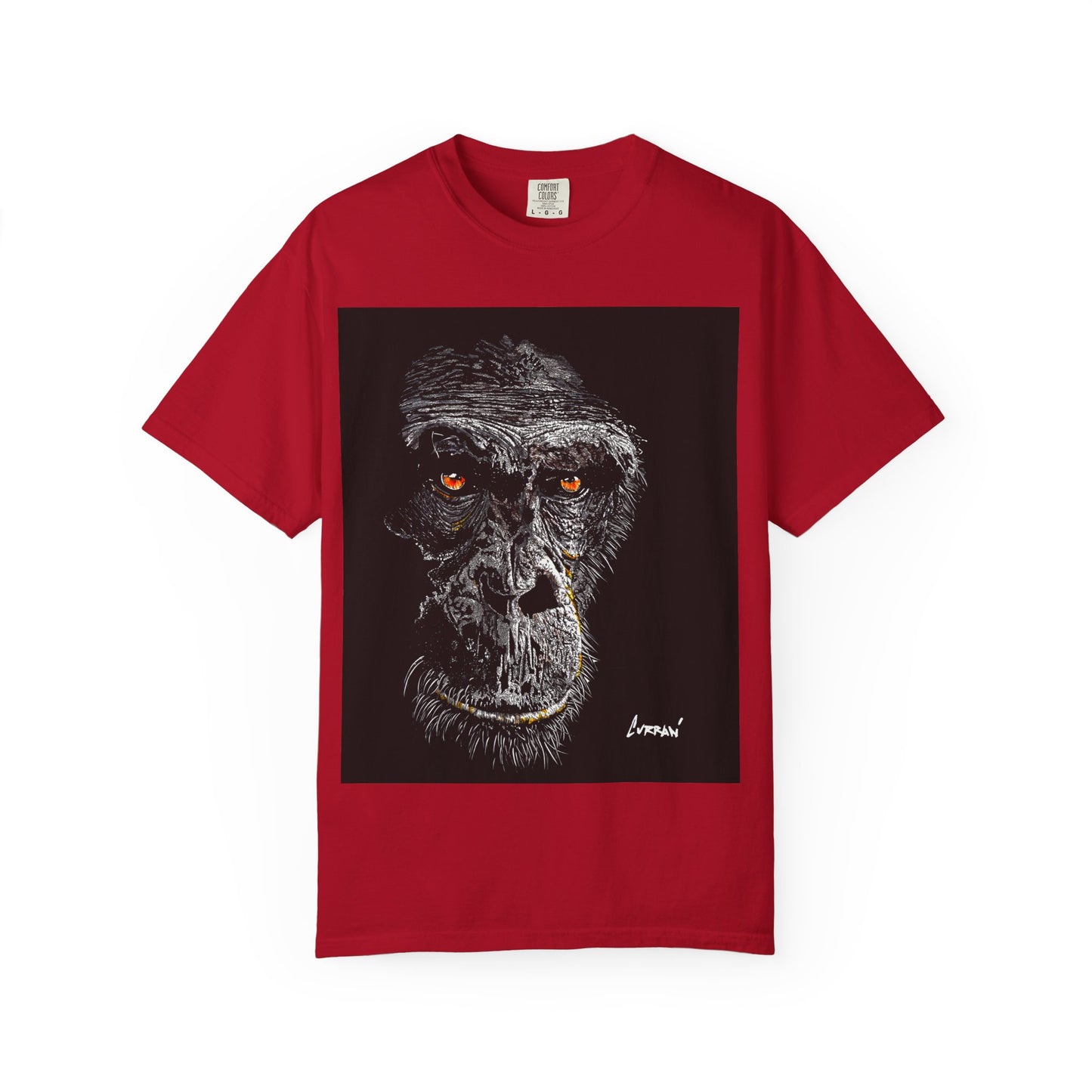 Gorilla Garment-Dyed Art T-Shirt | Unique Unisex Graphic Tee