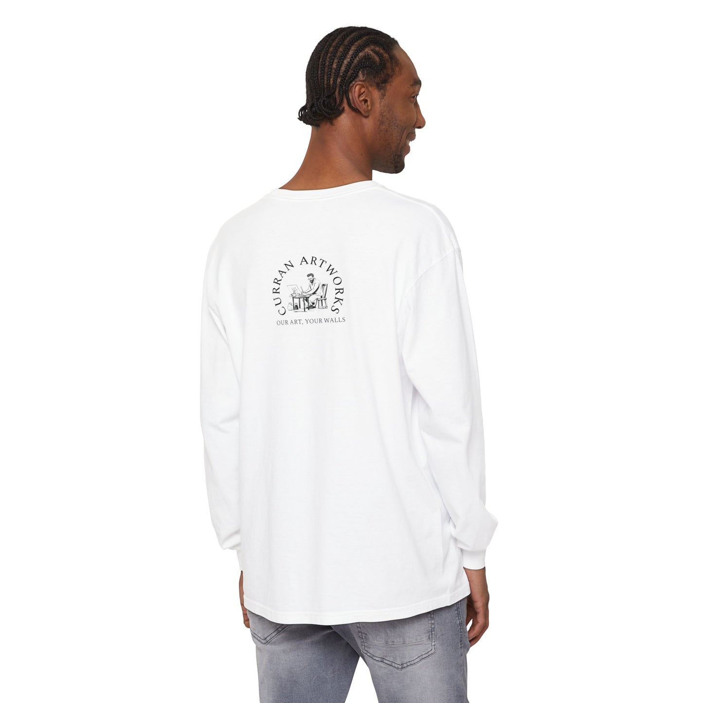 Moonlit Brown Bear Cub Unisex Long Sleeve T Shirt
