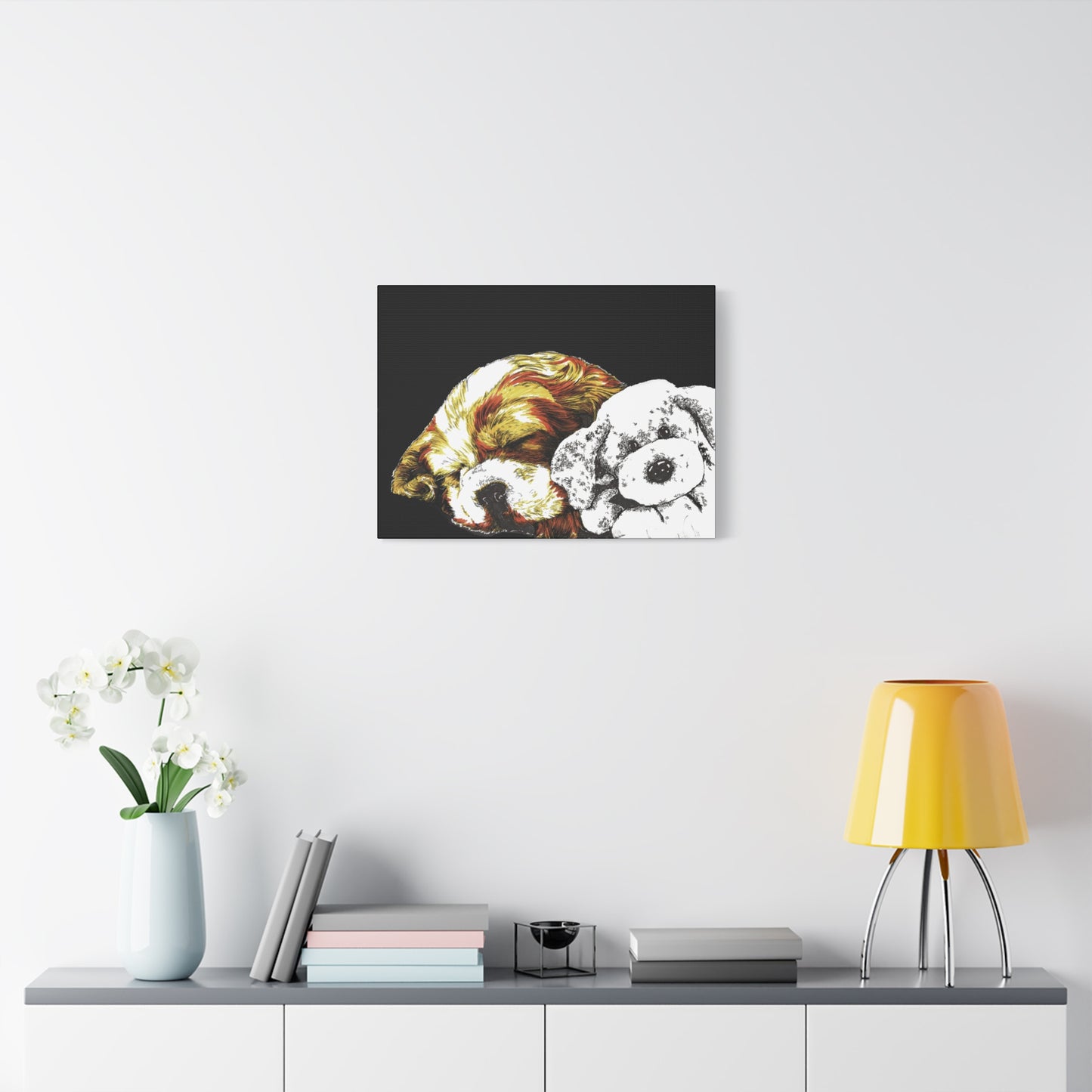 Cocker Spaniel Puppy Print, Hand-Drawn Dog Art