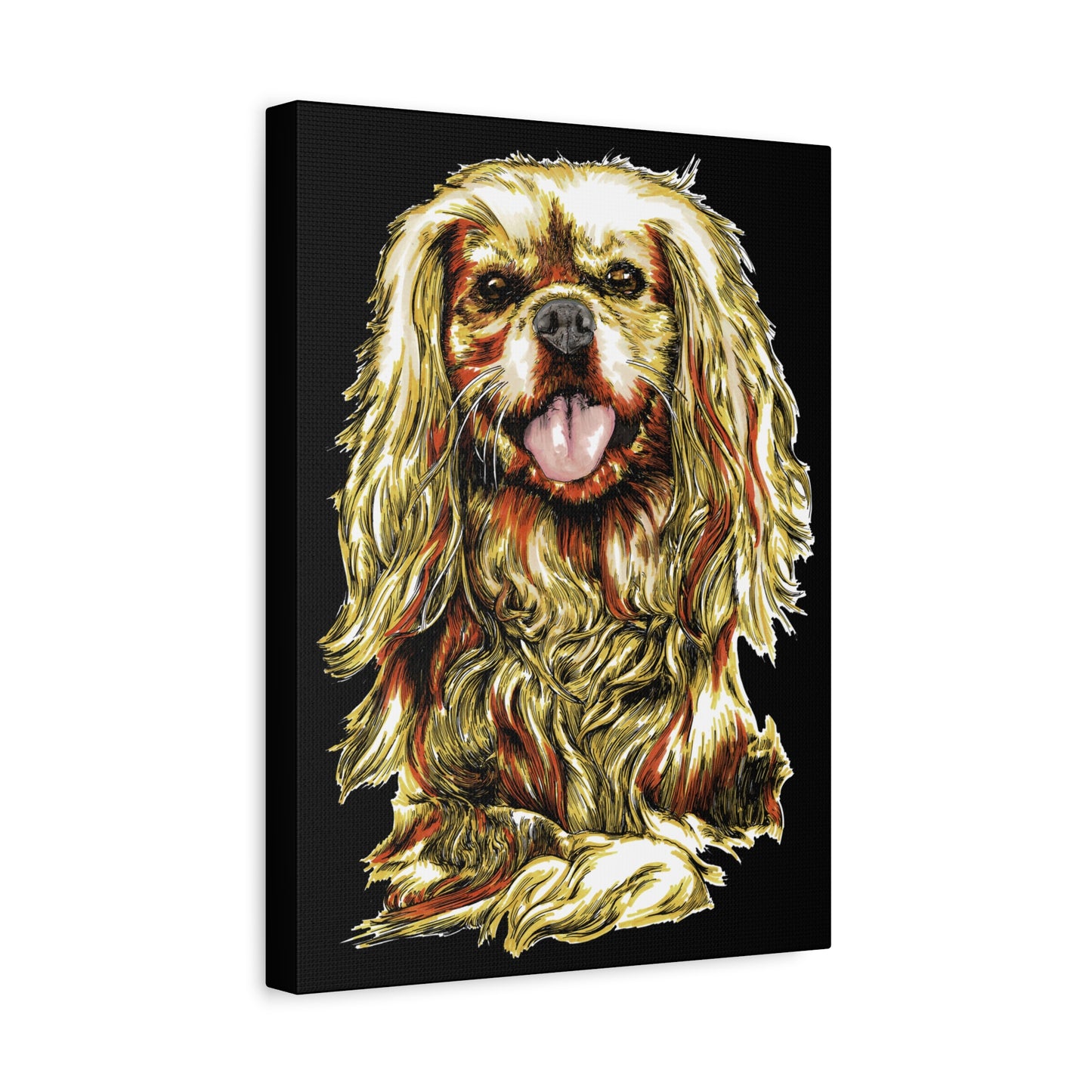 Cocker Spaniel Print, Hand-Drawn Dog Art