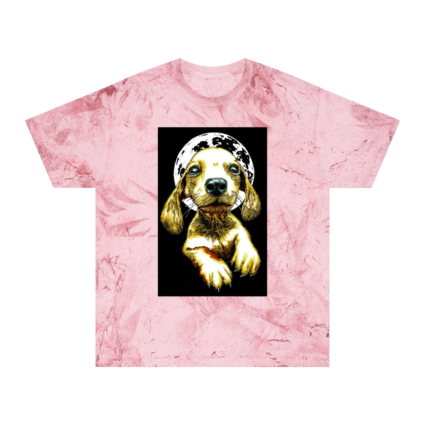 Unisex Color Blast Dog Graphic Pet Lover Tee