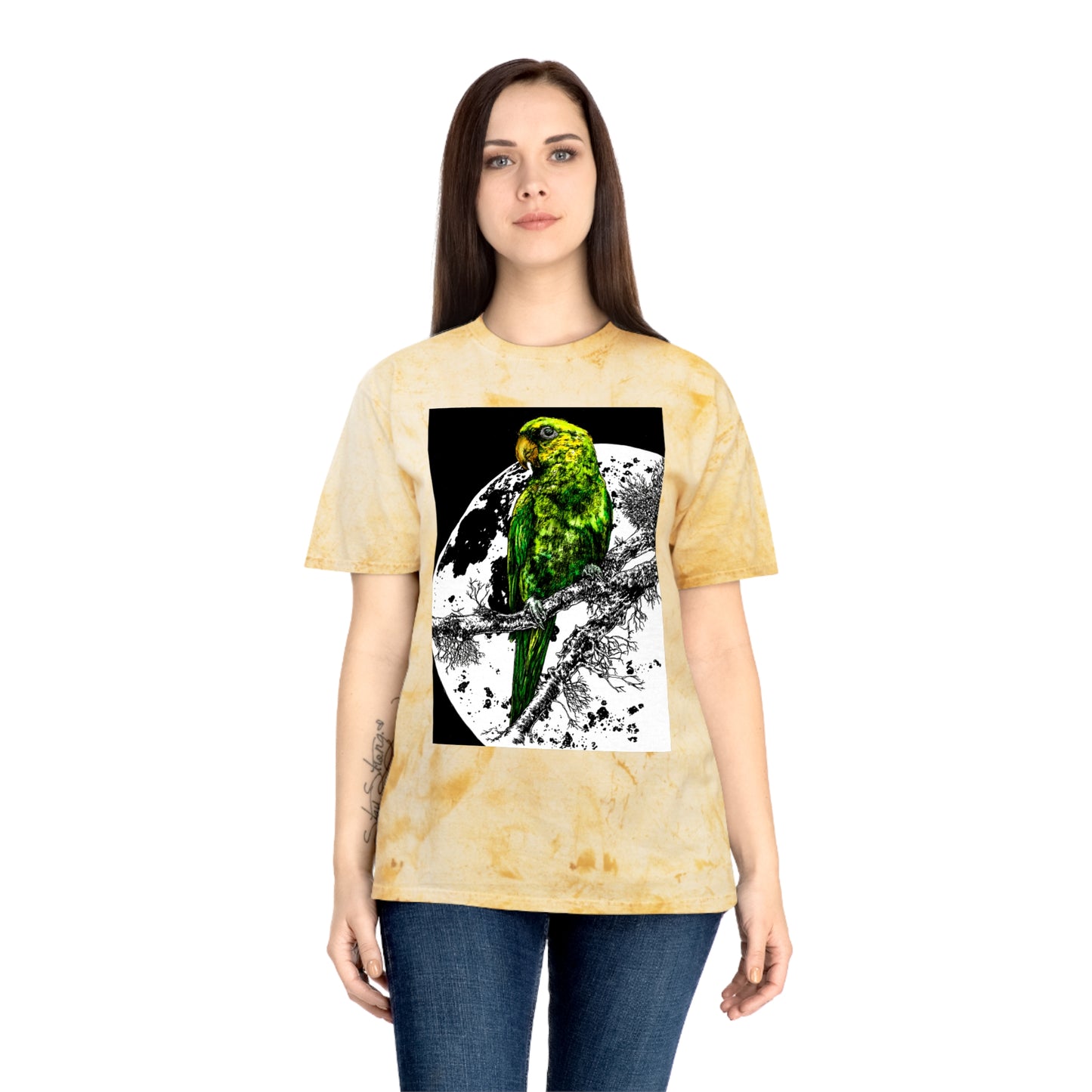 Parrot Color Blast Unisex T-Shirt - Vibrant Bird Art Tee