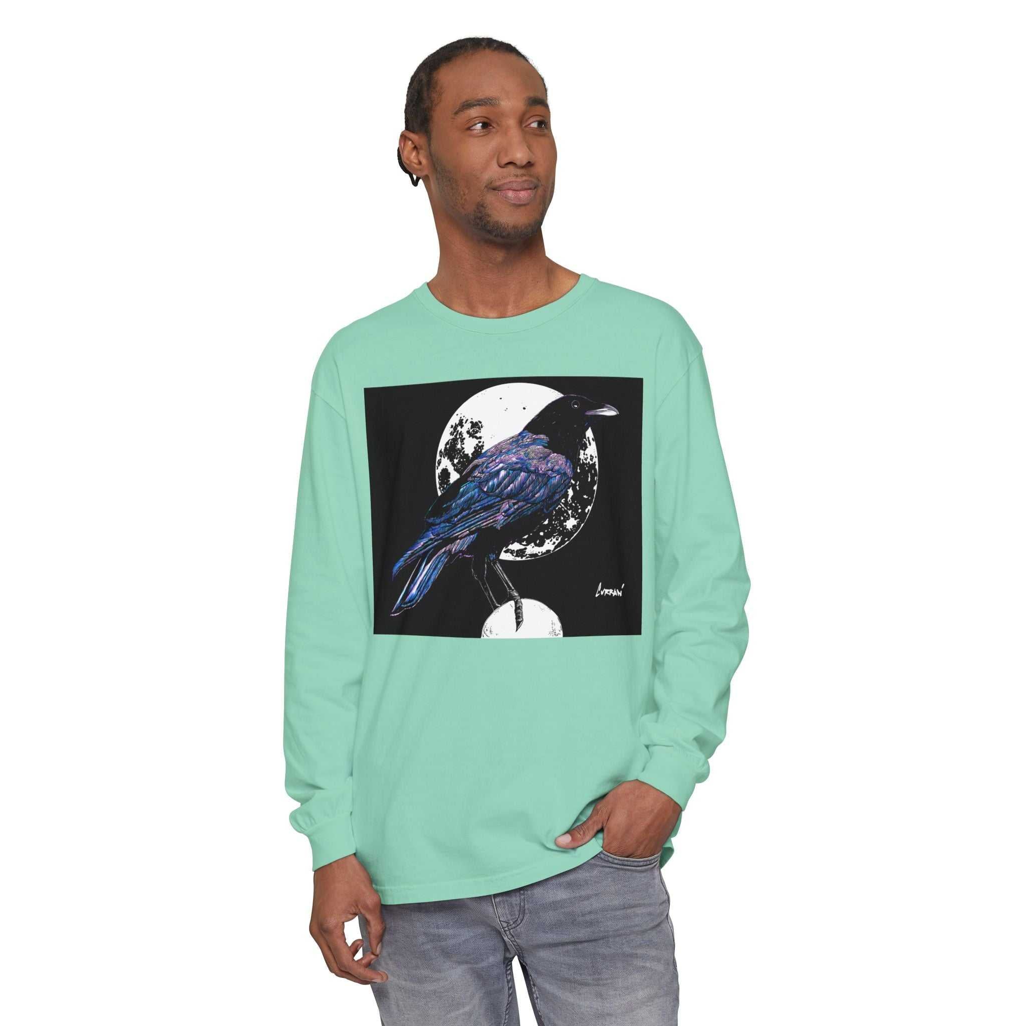 Mystical Crow Long Sleeve T Shirt Unisex