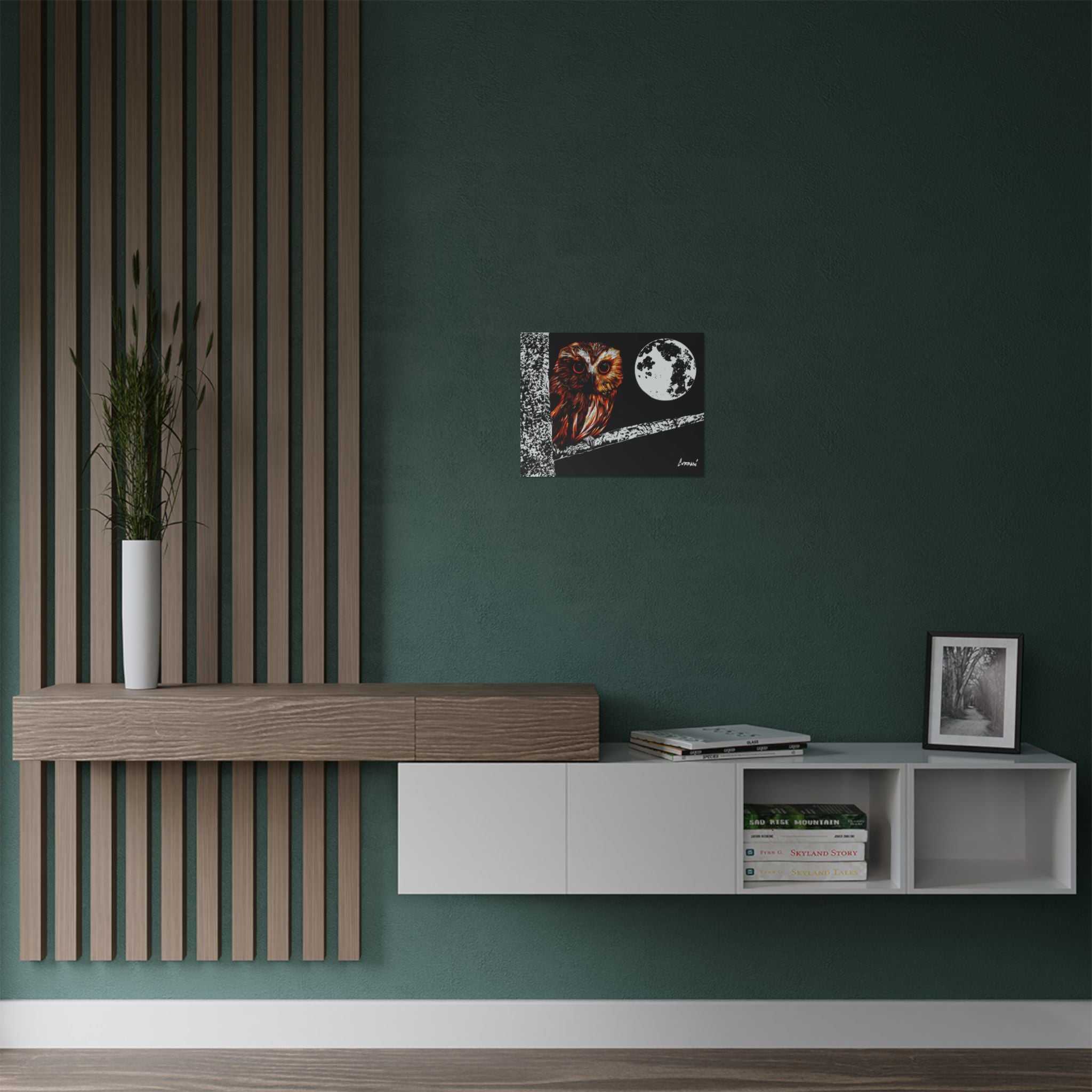 Owl Satin Poster | 300gsm Wall Art for Nature Lovers