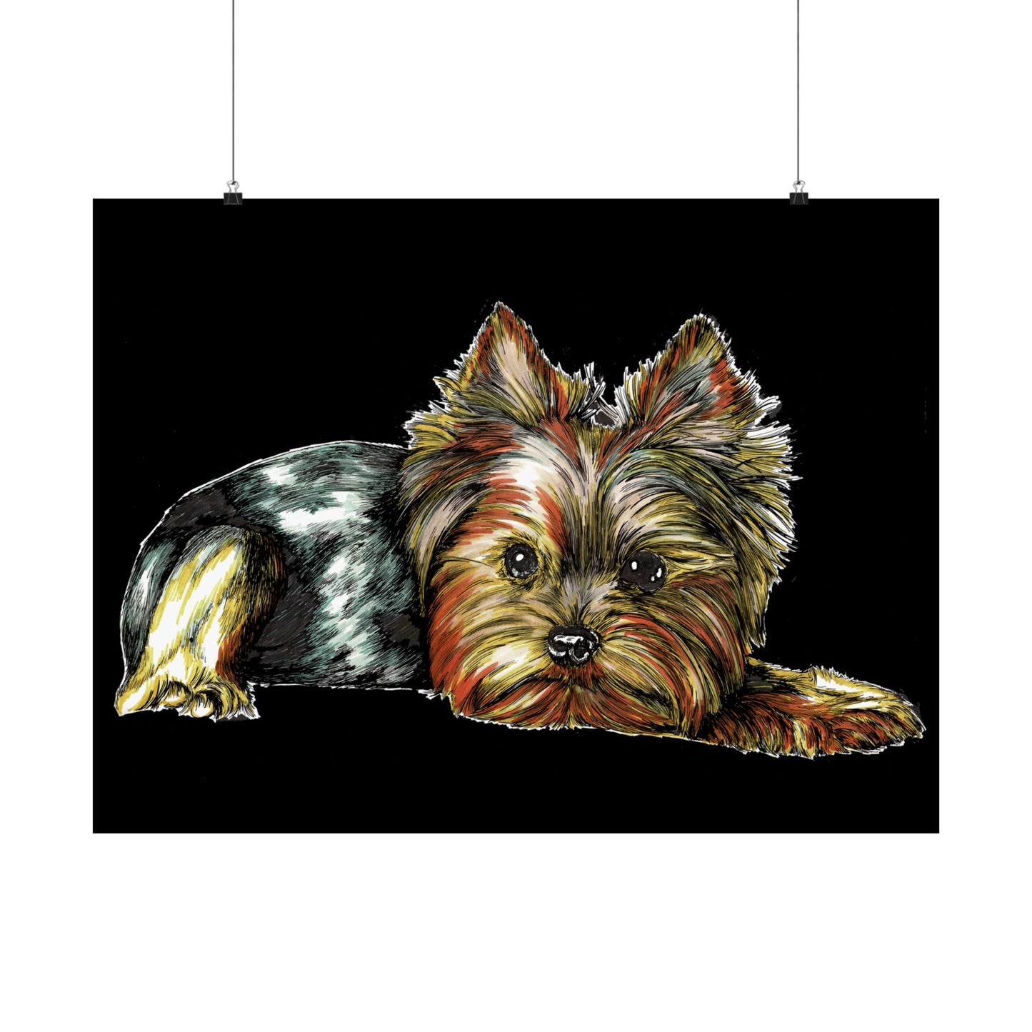 Yorkshire Terrier Satin Poster
