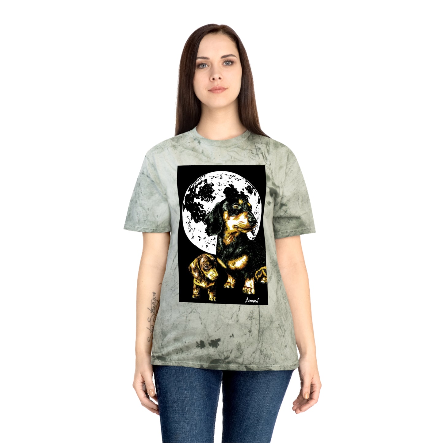 Puppy Color Blast Graphic T-Shirt - Unisex Pet Lover Tee