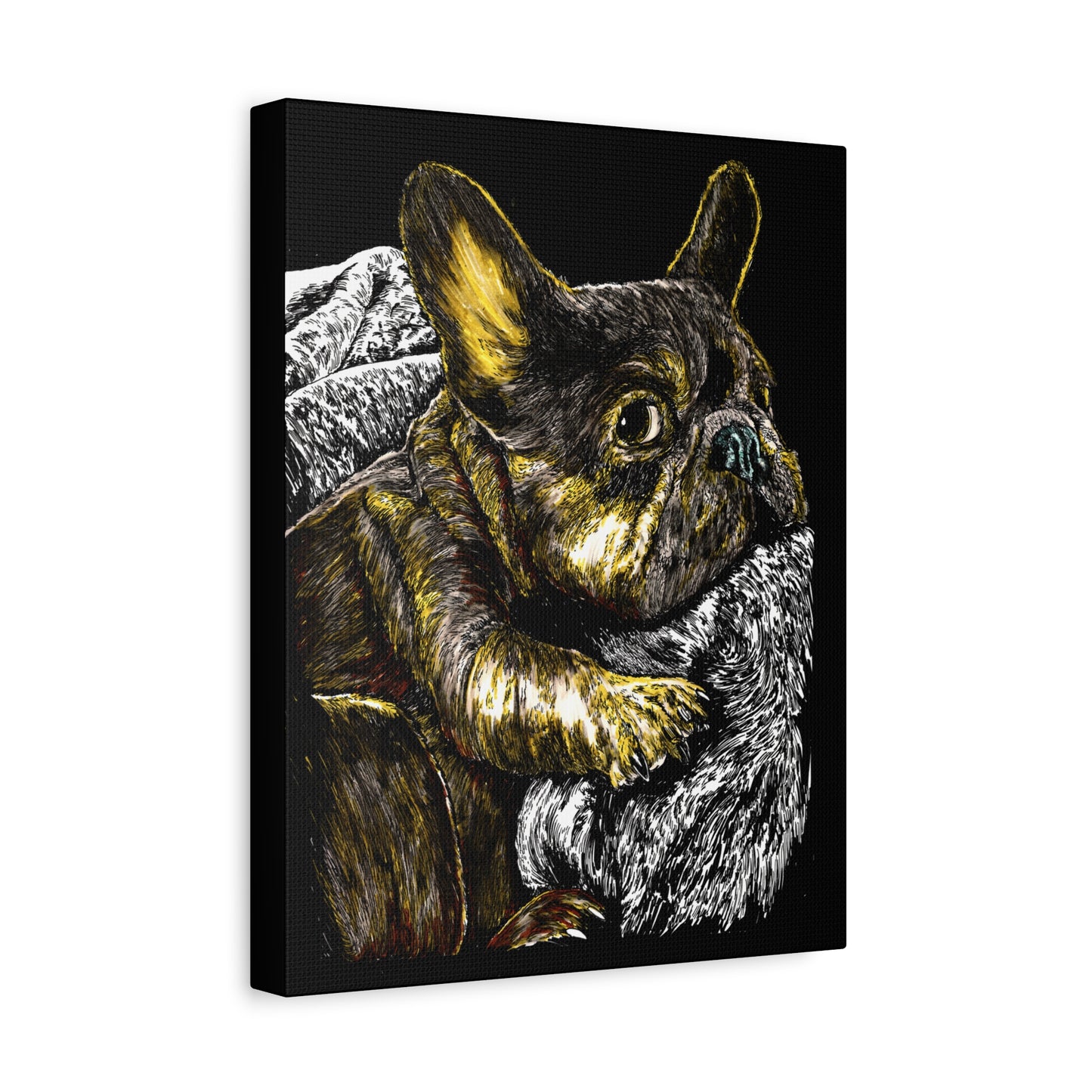 French Bulldog Canvas Wall Art Print of the Original,