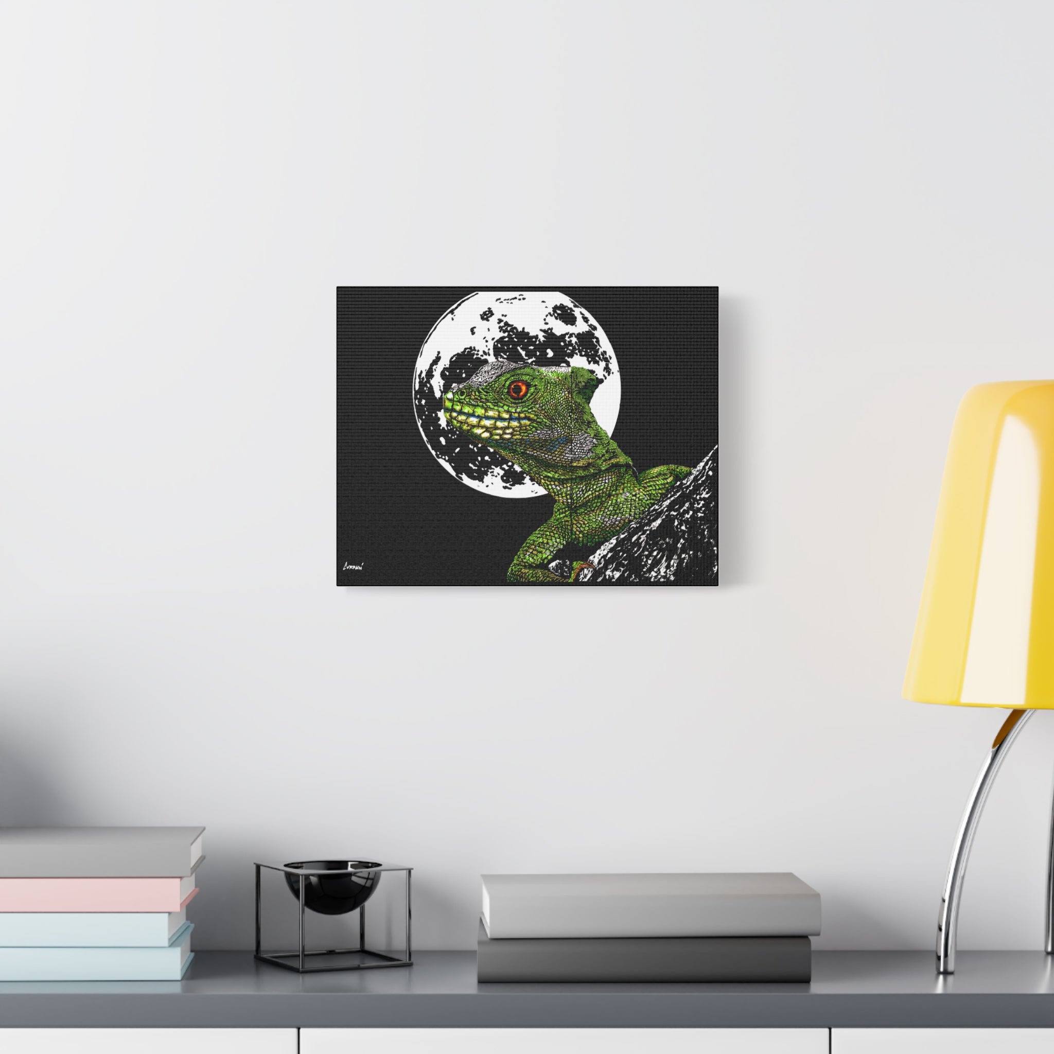 Lizard Canvas Art – Original Hand-Drawn Realistic