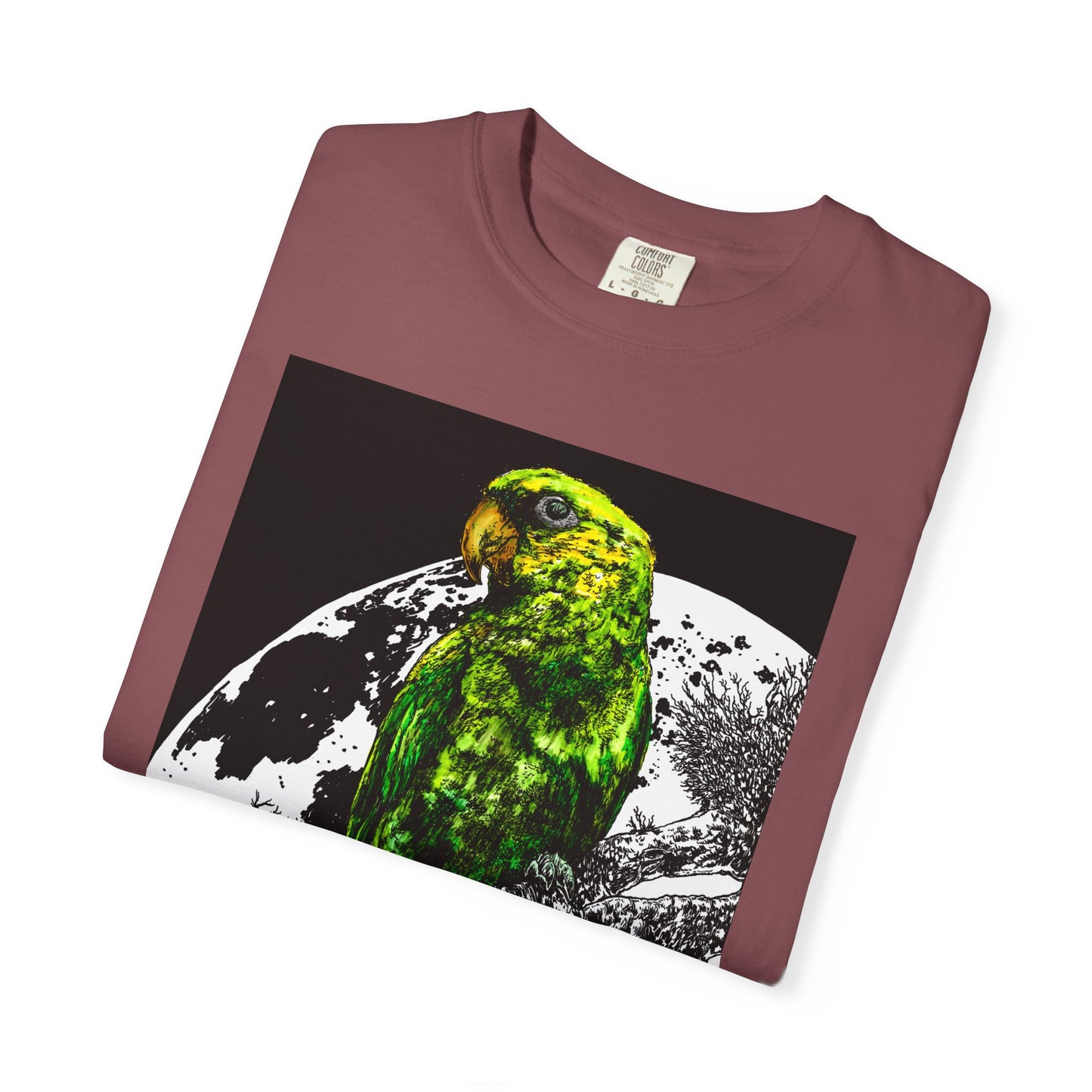 Parrot in the Moonlight Unisex T-shirt