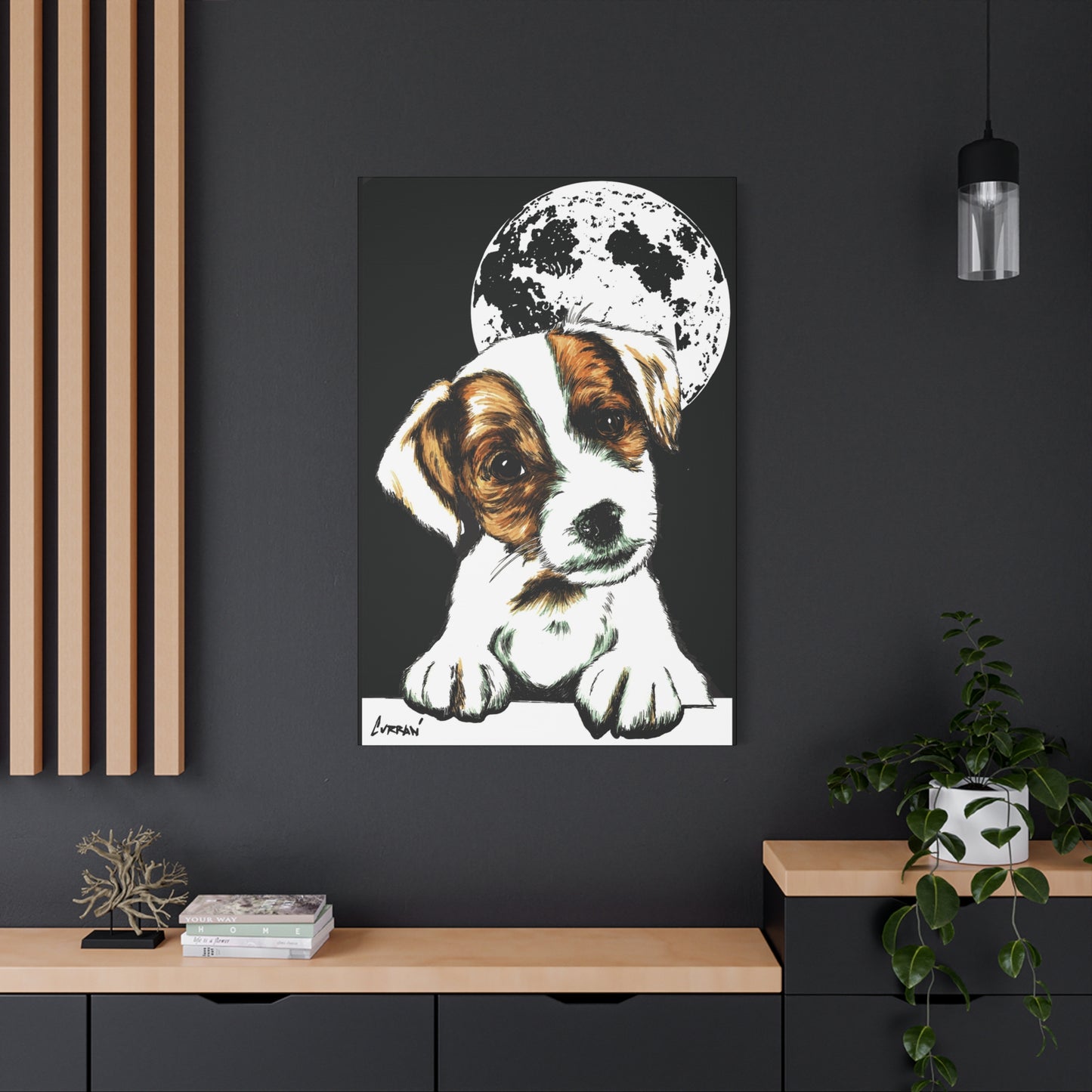 Beagle Wall Art Print of the Original, hand drawn wall art