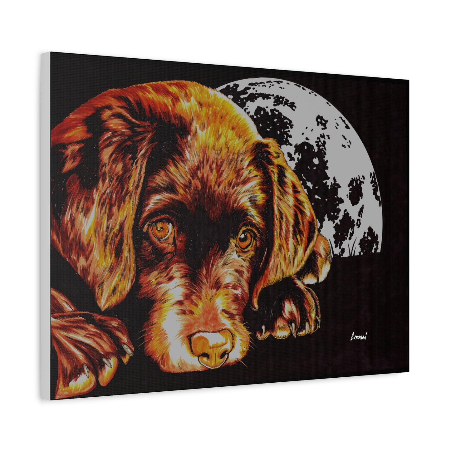 Chocolate Lab Puppy Wall Art Print of the Original